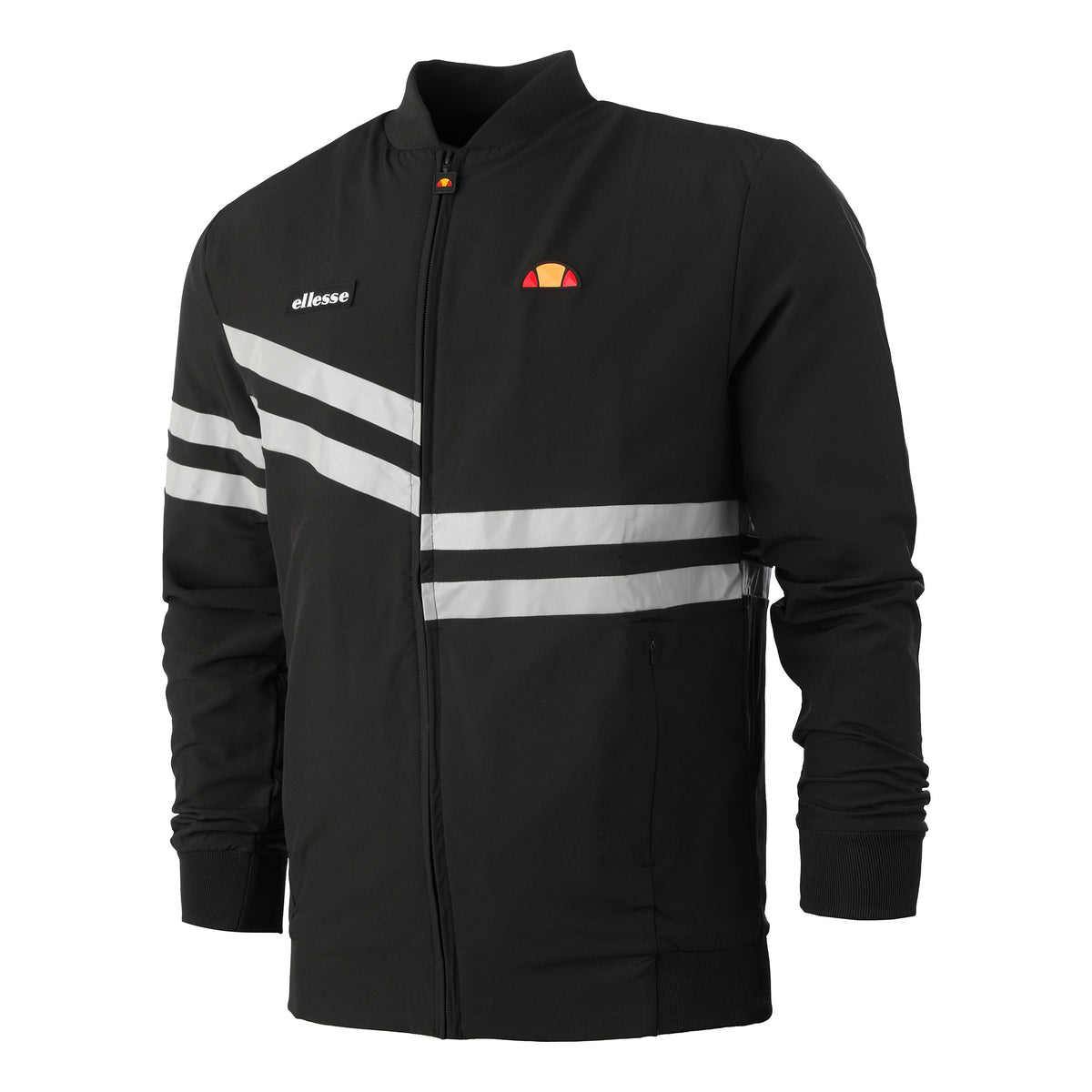 Ellesse Nano Trainingsjack Heren - zwart, zilver Ellesse Nano Trainingsjack Heren - zwart, zilver