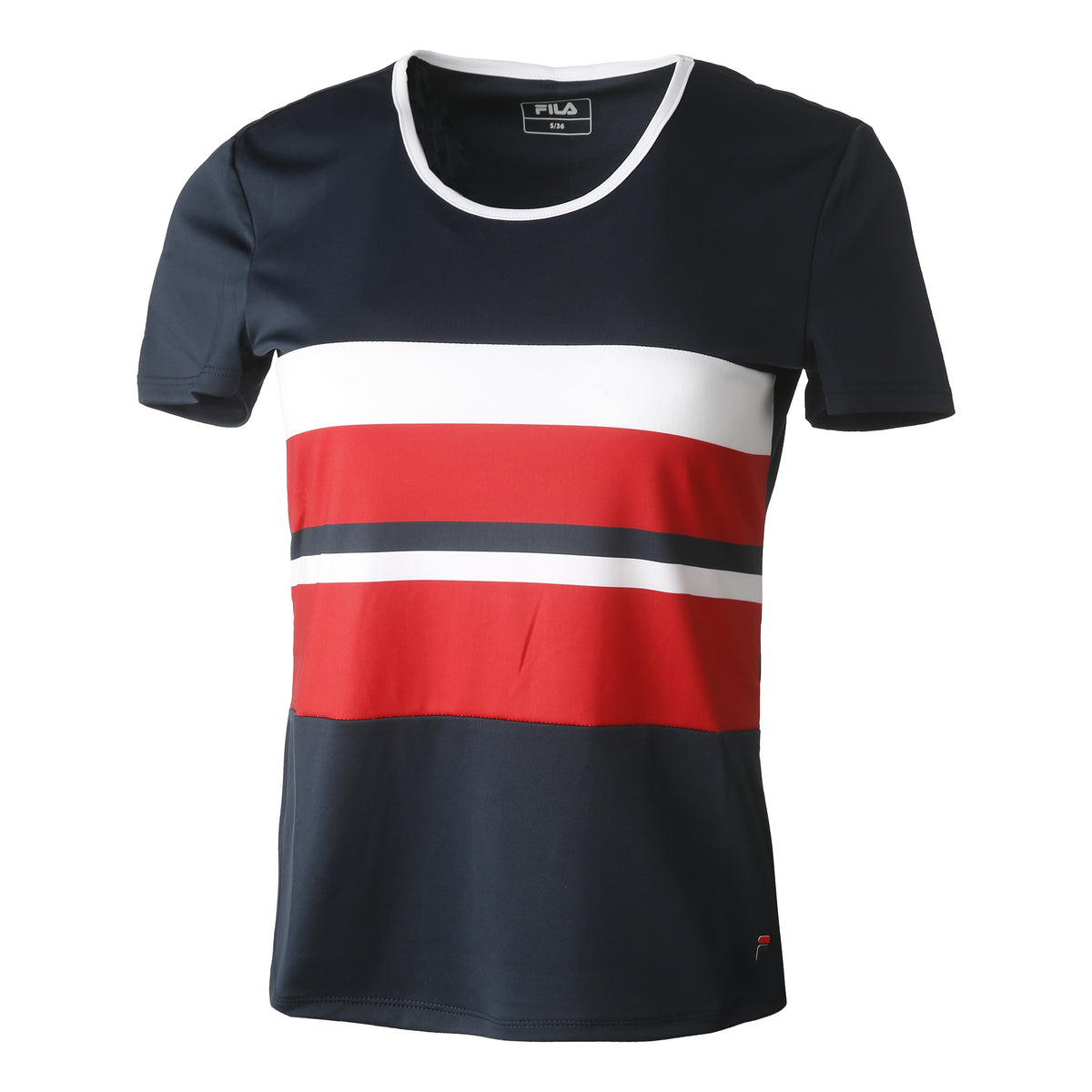 Fila Samira T-shirt Dames - donkerblauw, rood Fila Samira T-shirt Dames - donkerblauw, rood
