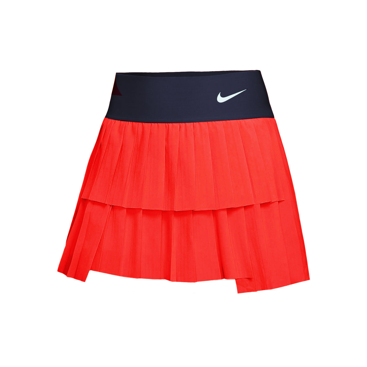 Nike Dri-Fit Advantage Pleated Rok Dames - rood, blauw Nike Dri-Fit Advantage Pleated Rok Dames - rood, blauw