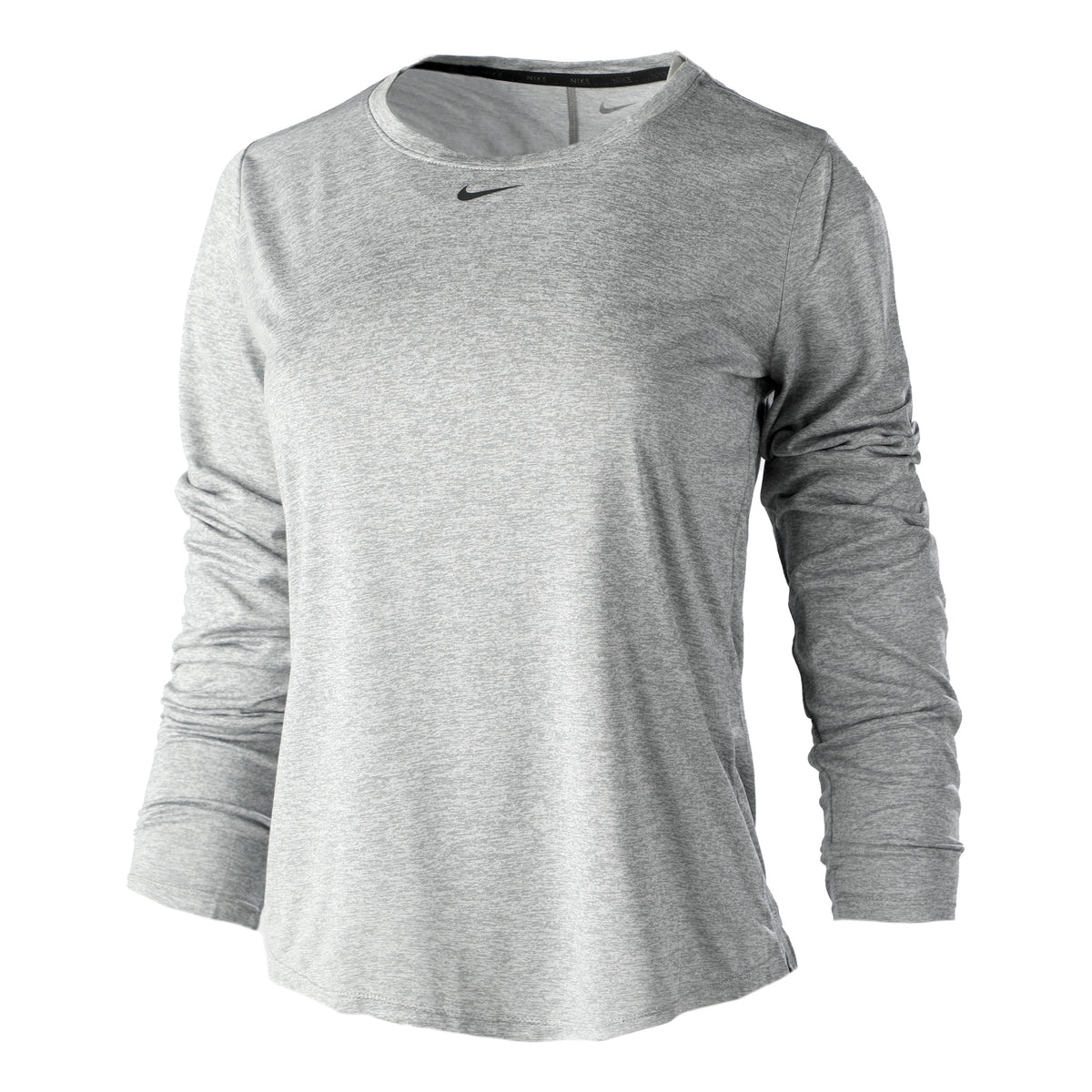 Nike Dri-Fit One Standard Longsleeve Dames - grijs, zwart Nike Dri-Fit One Standard Longsleeve Dames - grijs, zwart
