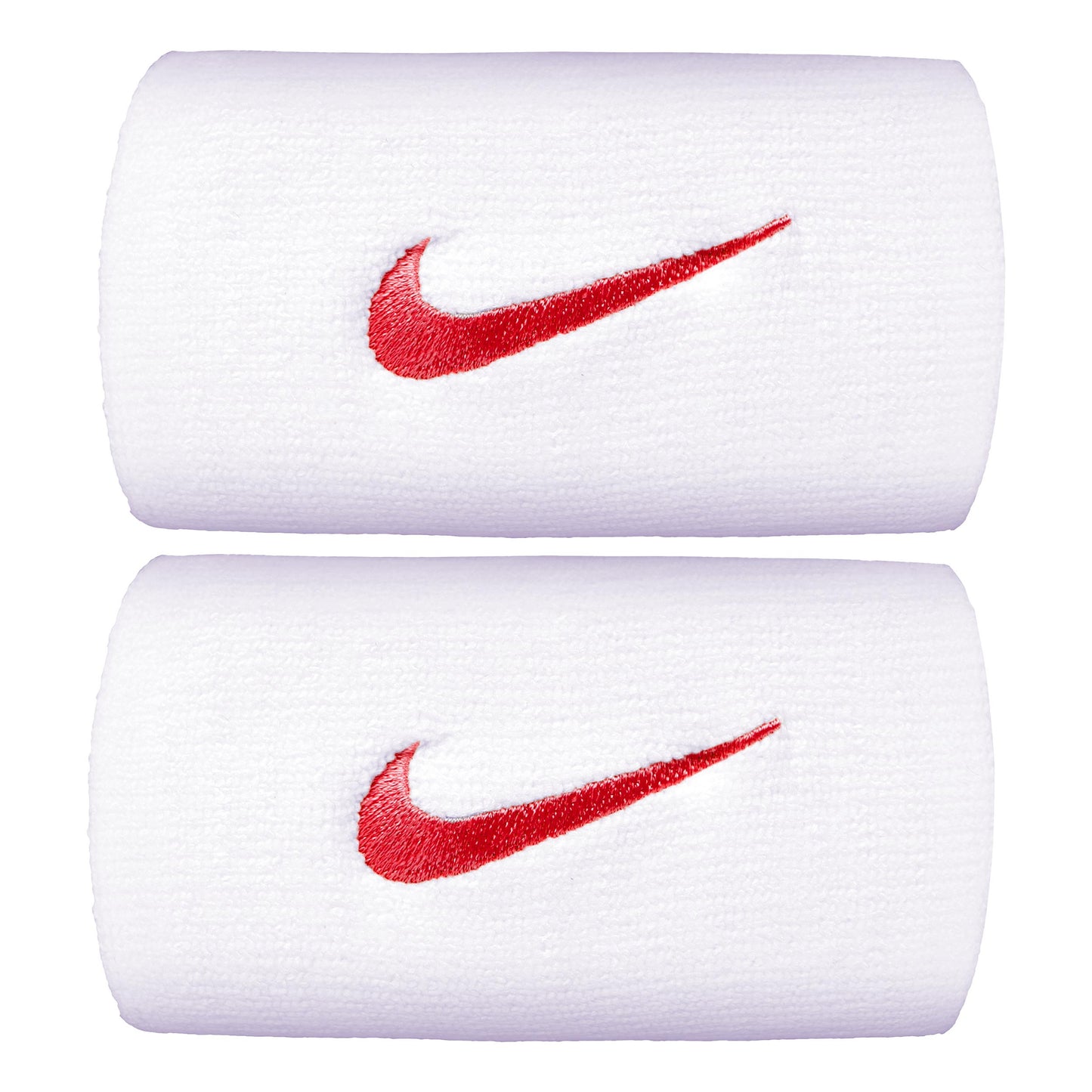 Nike Premier DW Zweetband Verpakking 2 stuks lang - wit, rood Nike Premier DW Zweetband Verpakking 2 stuks lang - wit, rood
