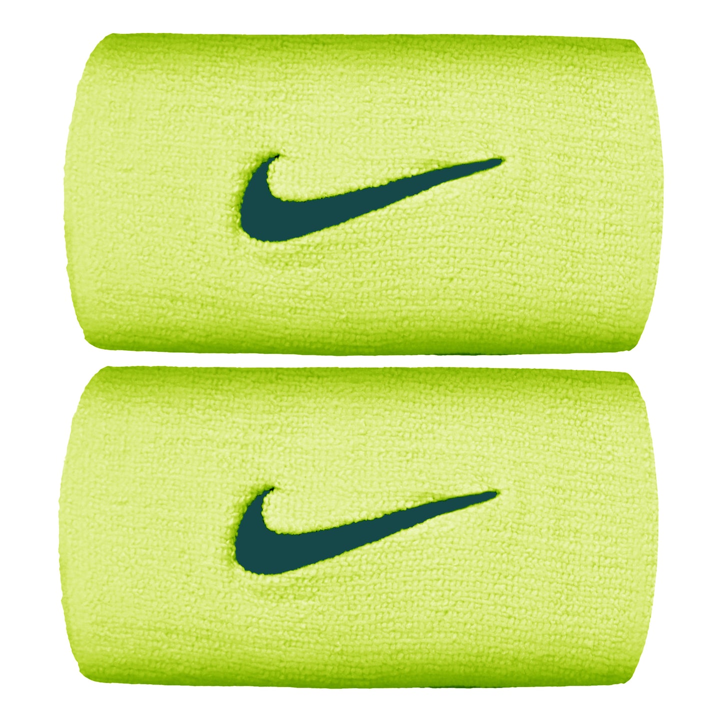 Nike Premier DW Zweetband Verpakking 2 stuks lang - neongeel Nike Premier DW Zweetband Verpakking 2 stuks lang - neongeel