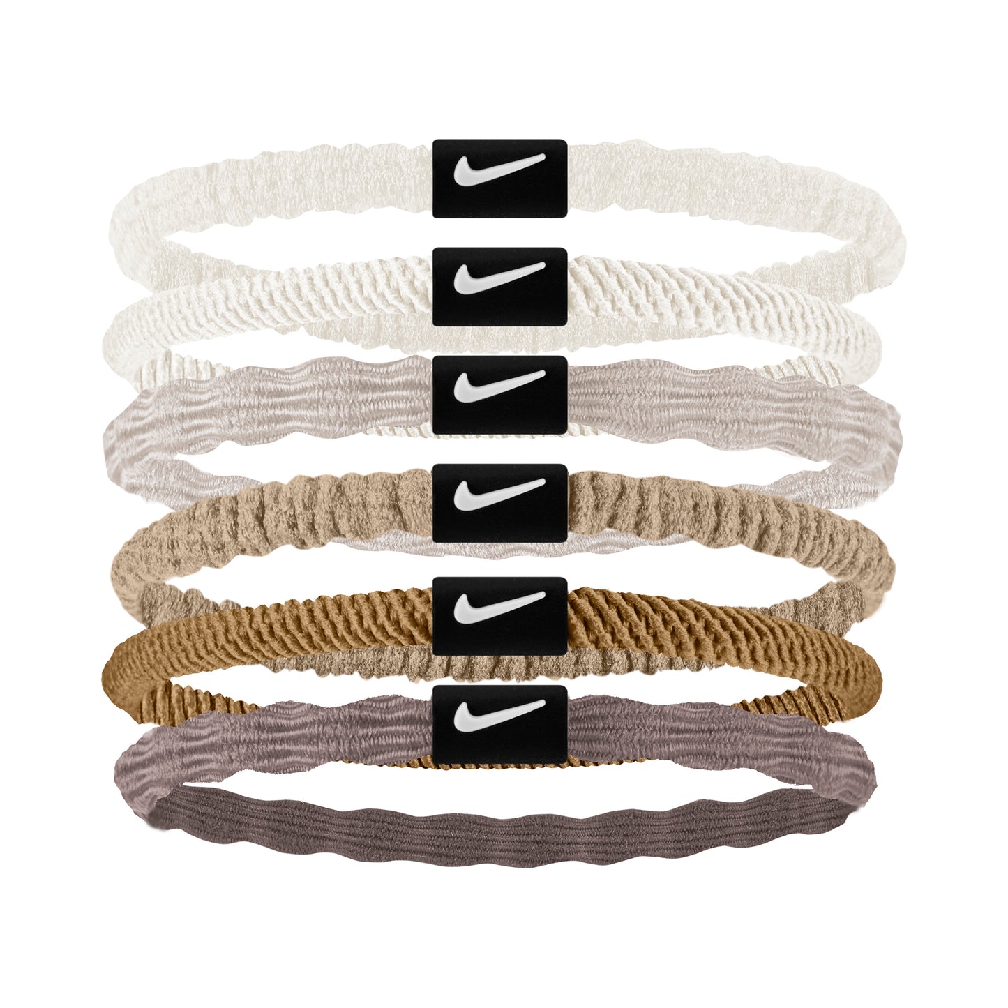 Nike Flex Haarband Verpakking 6 Stuks-Veelkleurig,Sand Nike Flex Haarband Verpakking 6 Stuks-Veelkleurig,Sand