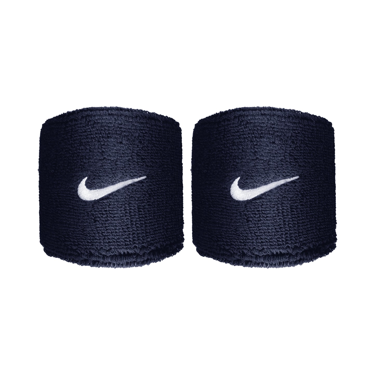 Nike Swoosh Classic Zweetband kort - donkerblauw, wit Nike Swoosh Classic Zweetband kort - donkerblauw, wit