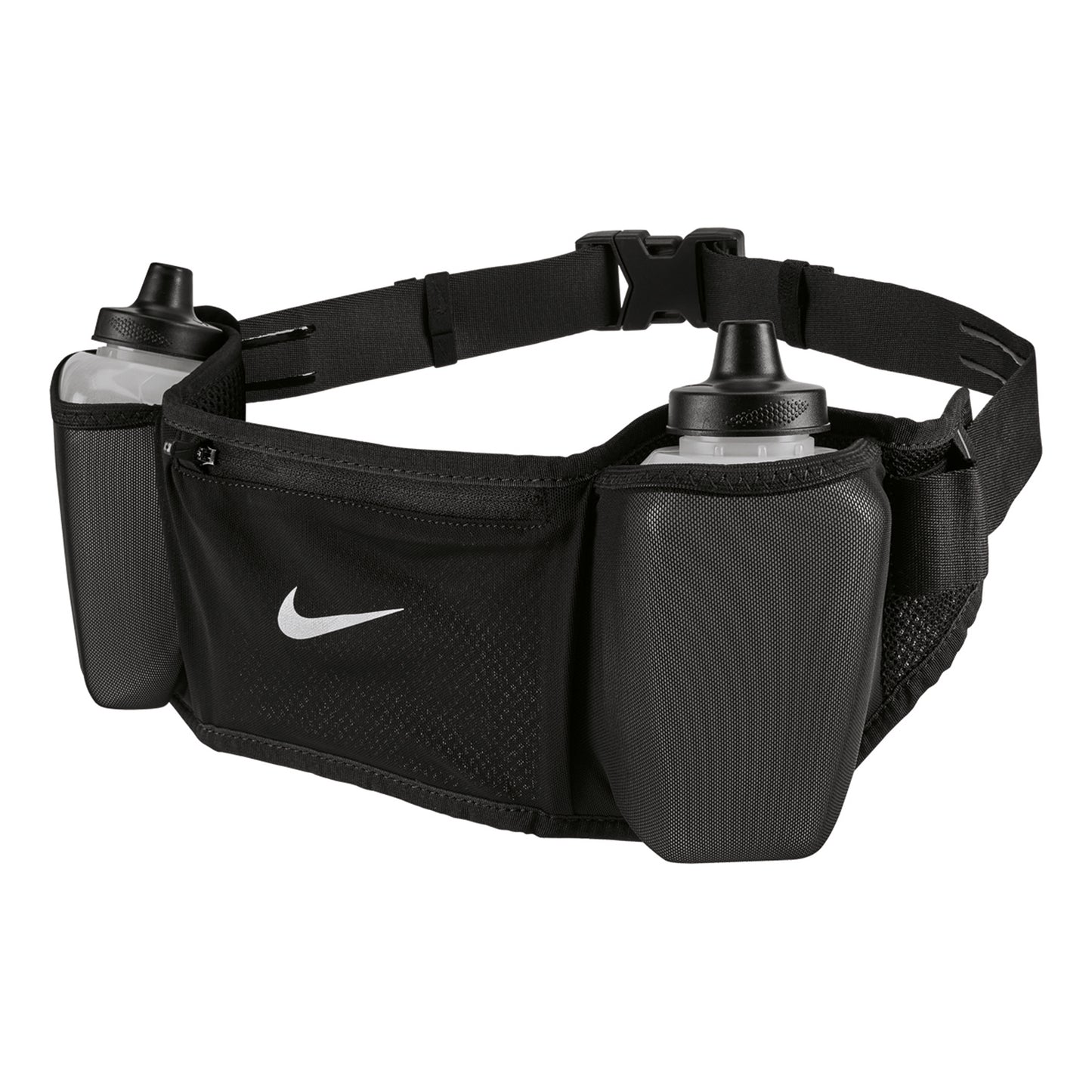 Nike Flex Flex Stride Double Bottel 709ml Drinkgordel - zwart Nike Flex Flex Stride Double Bottel 709ml Drinkgordel - zwart