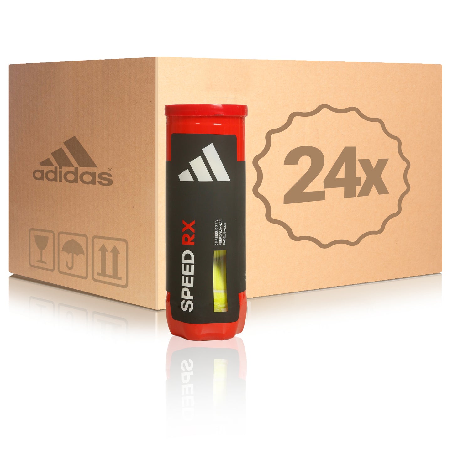 adidas 24x verpakking 3 stuks Speed RX In een doos adidas 24x verpakking 3 stuks Speed RX In een doos
