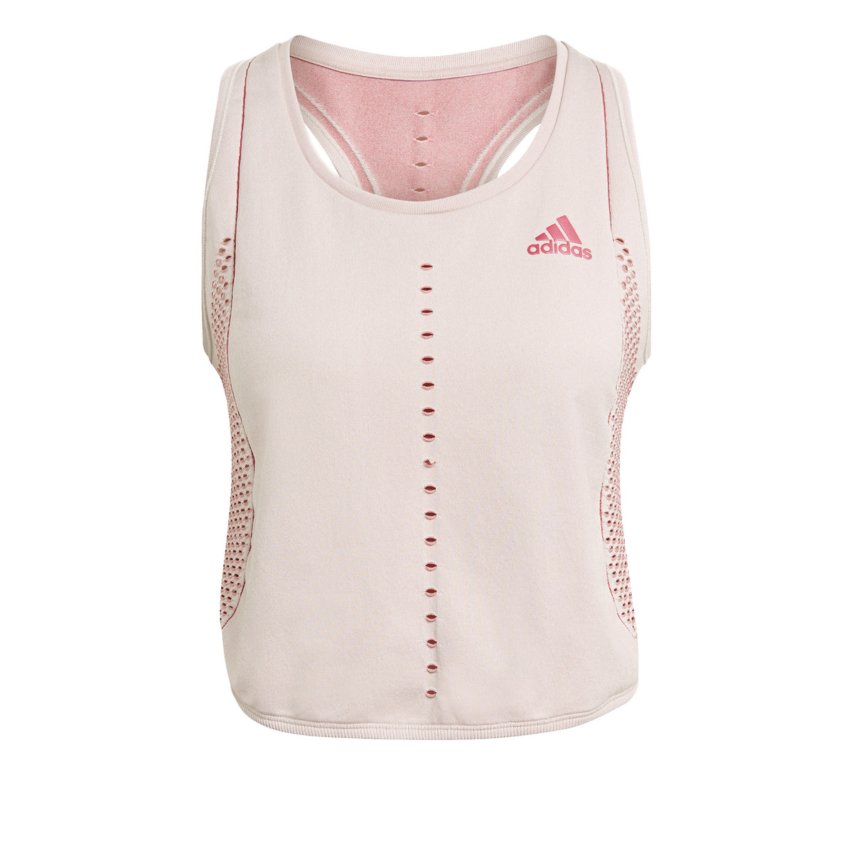 adidas Primeblue PK Tanktop Dames - crème, roze adidas Primeblue PK Tanktop Dames - crème, roze
