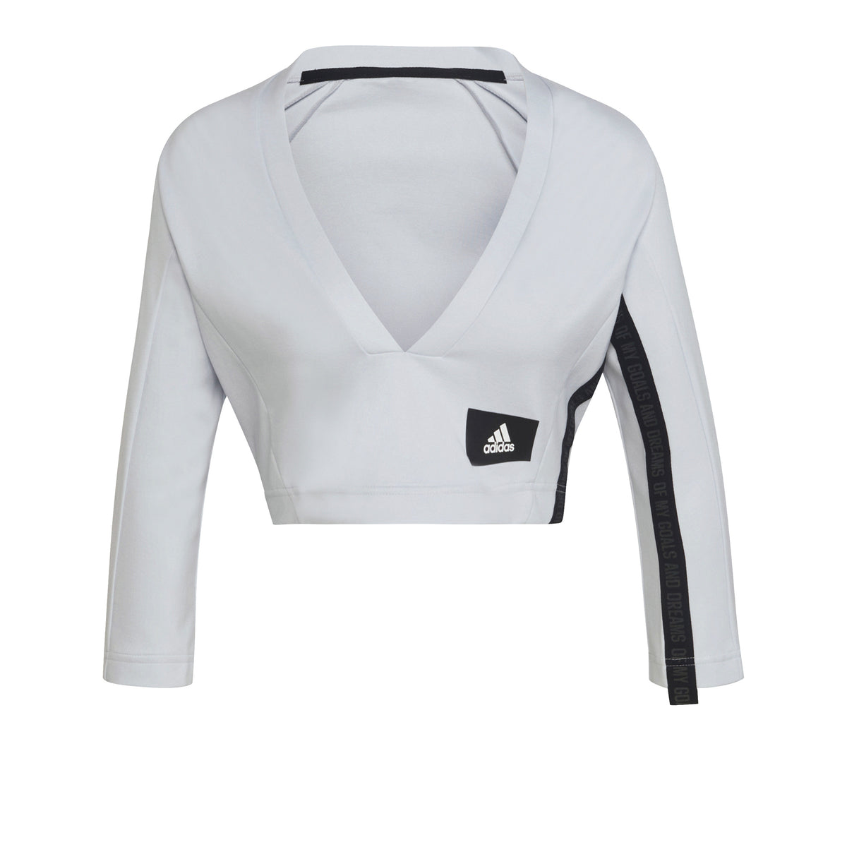 adidas Mission Victory Cropped Longsleeve Dames - grijs, adidas Mission Victory Cropped Longsleeve Dames - grijs,