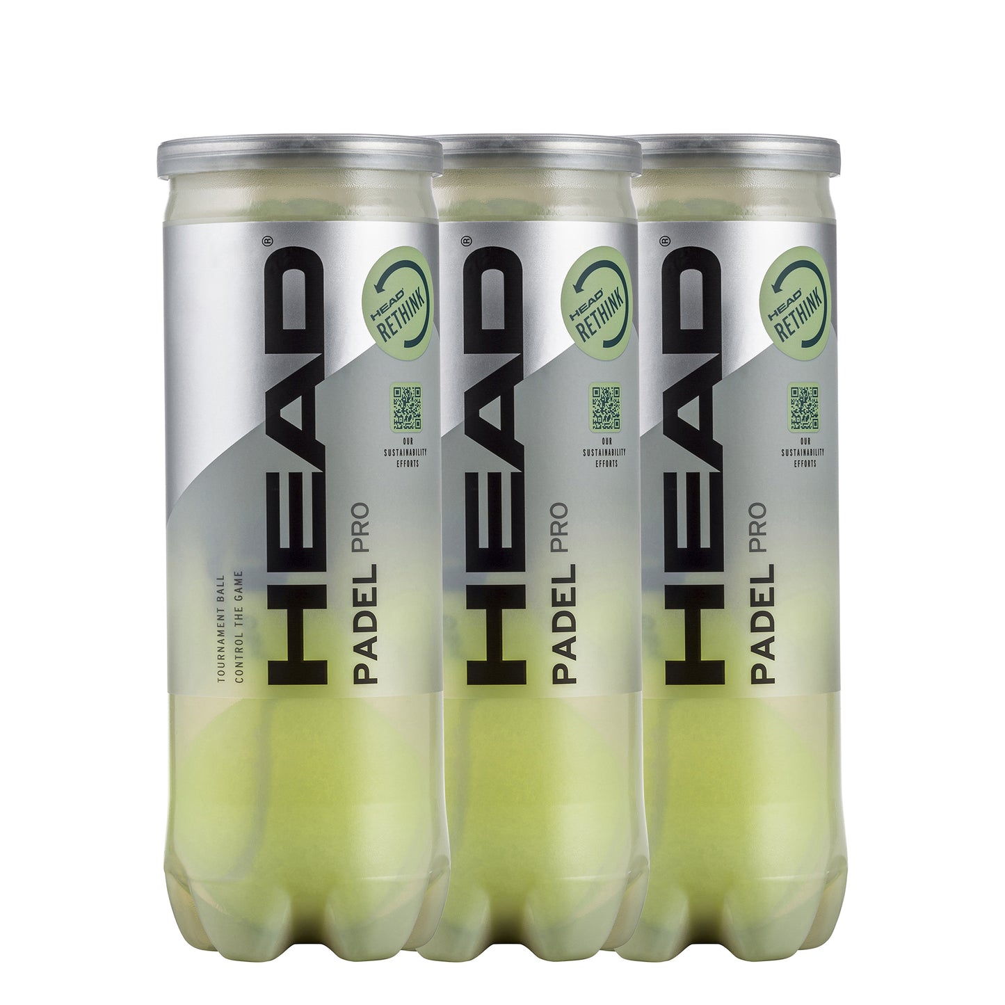 HEAD 3x verpakking 3 stuks Padel Pro HEAD 3x verpakking 3 stuks Padel Pro