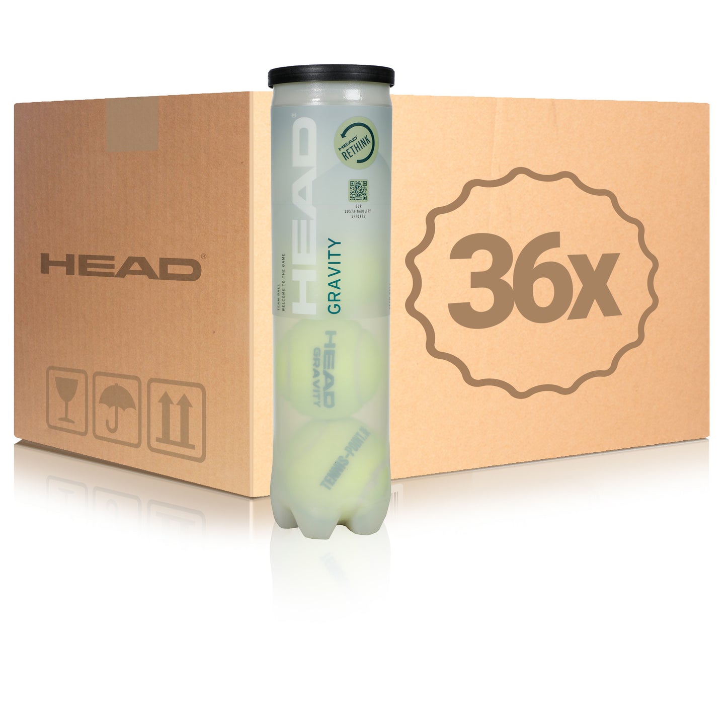 HEAD 36x verpakking 4 stuks Gravity HEAD 36x verpakking 4 stuks Gravity