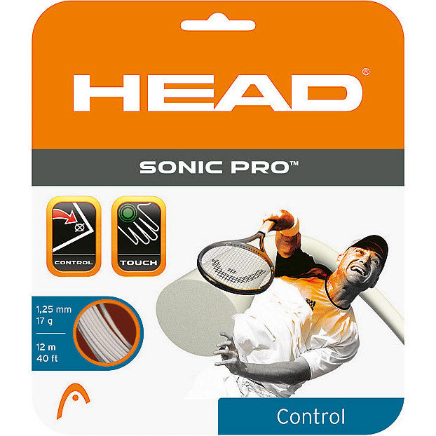HEAD Sonic Pro Set Snaren 12m-Wit HEAD Sonic Pro Set Snaren 12m-Wit