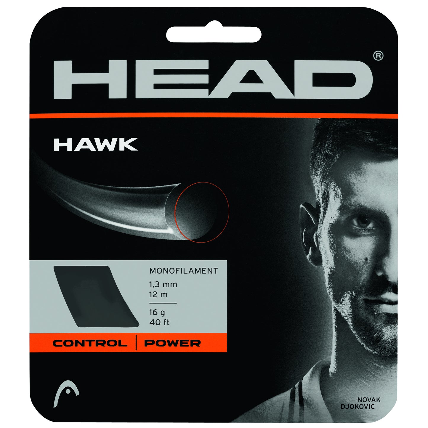 HEAD Hawk Set Snaren 12m-Wit HEAD Hawk Set Snaren 12m-Wit