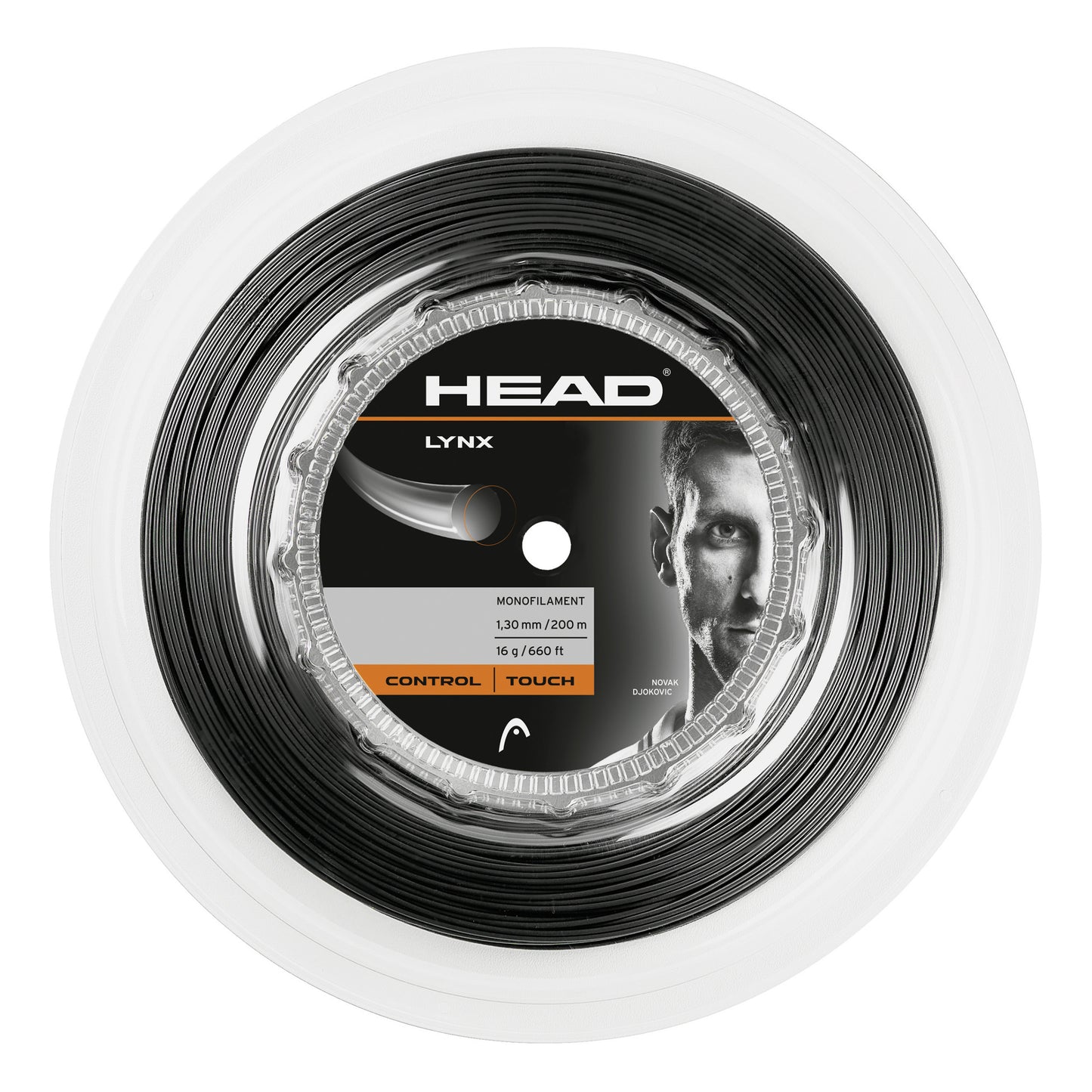 HEAD Lynx Rol Snaren 200m-Antraciet HEAD Lynx Rol Snaren 200m-Antraciet