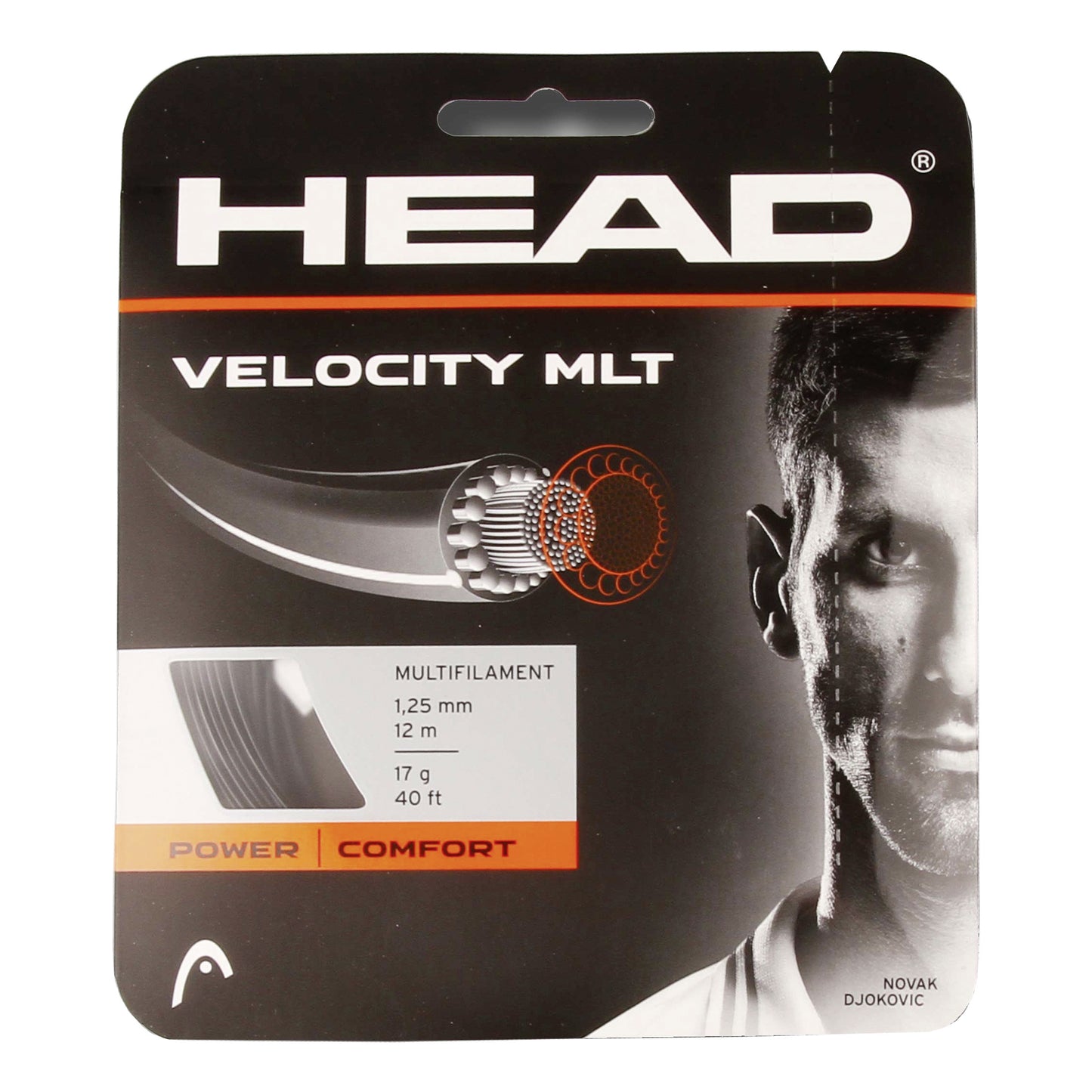 HEAD Velocity MLT Set Snaren 12m-Zwart HEAD Velocity MLT Set Snaren 12m-Zwart