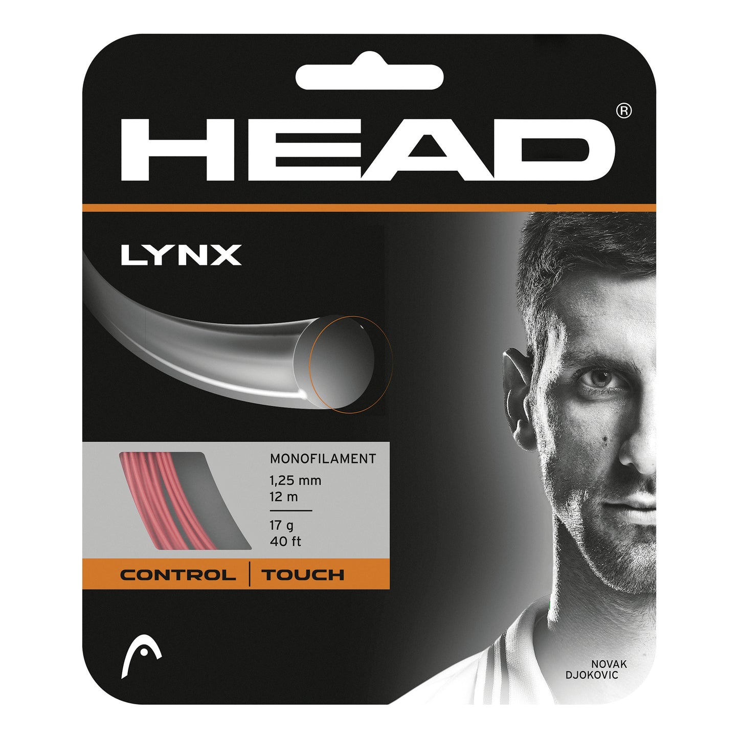 HEAD Lynx Set snaren 12m -rood HEAD Lynx Set snaren 12m -rood
