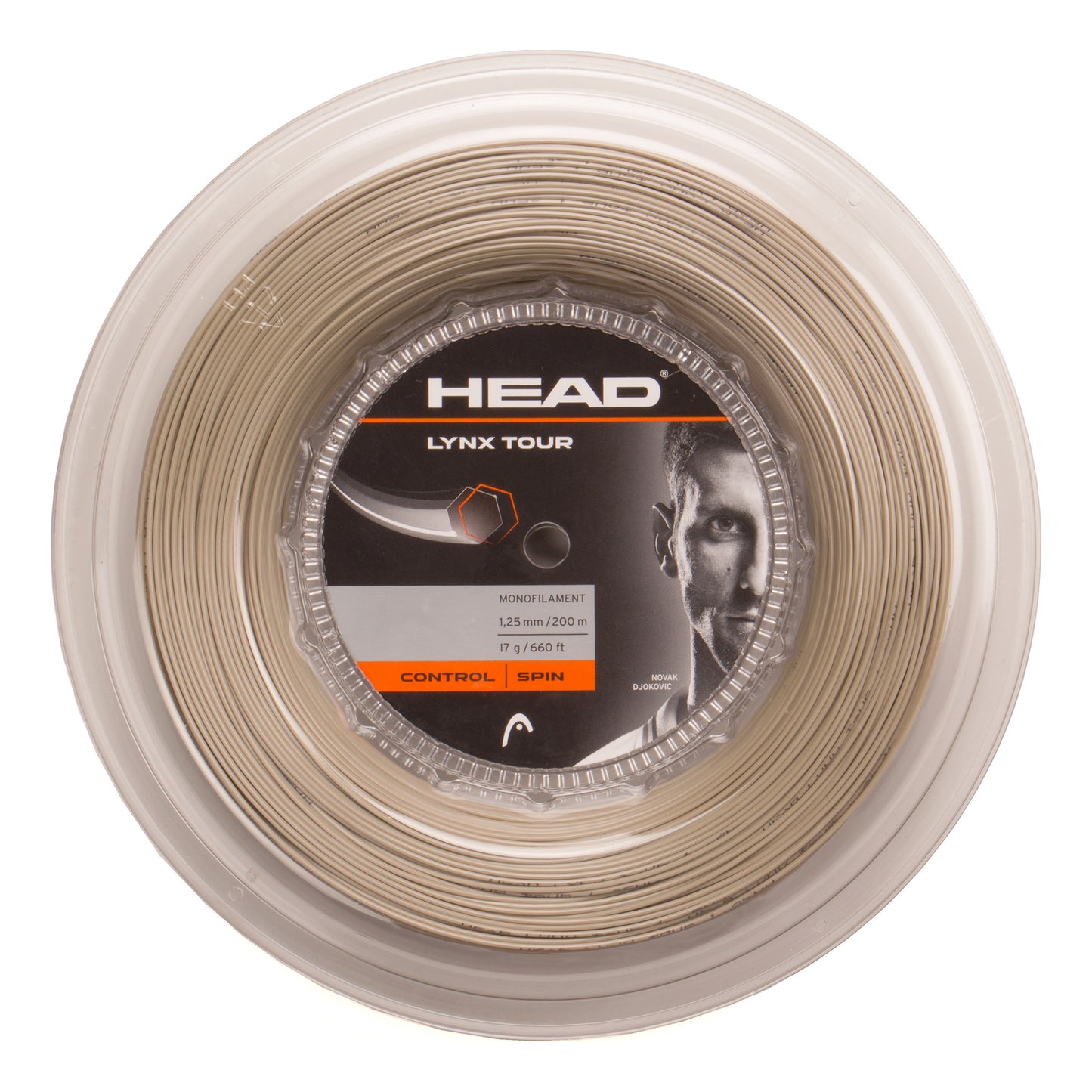HEAD Lynx Tour Reel Rol Snaren 200m-Natuurlijke Kleuren HEAD Lynx Tour Reel Rol Snaren 200m-Natuurlijke Kleuren