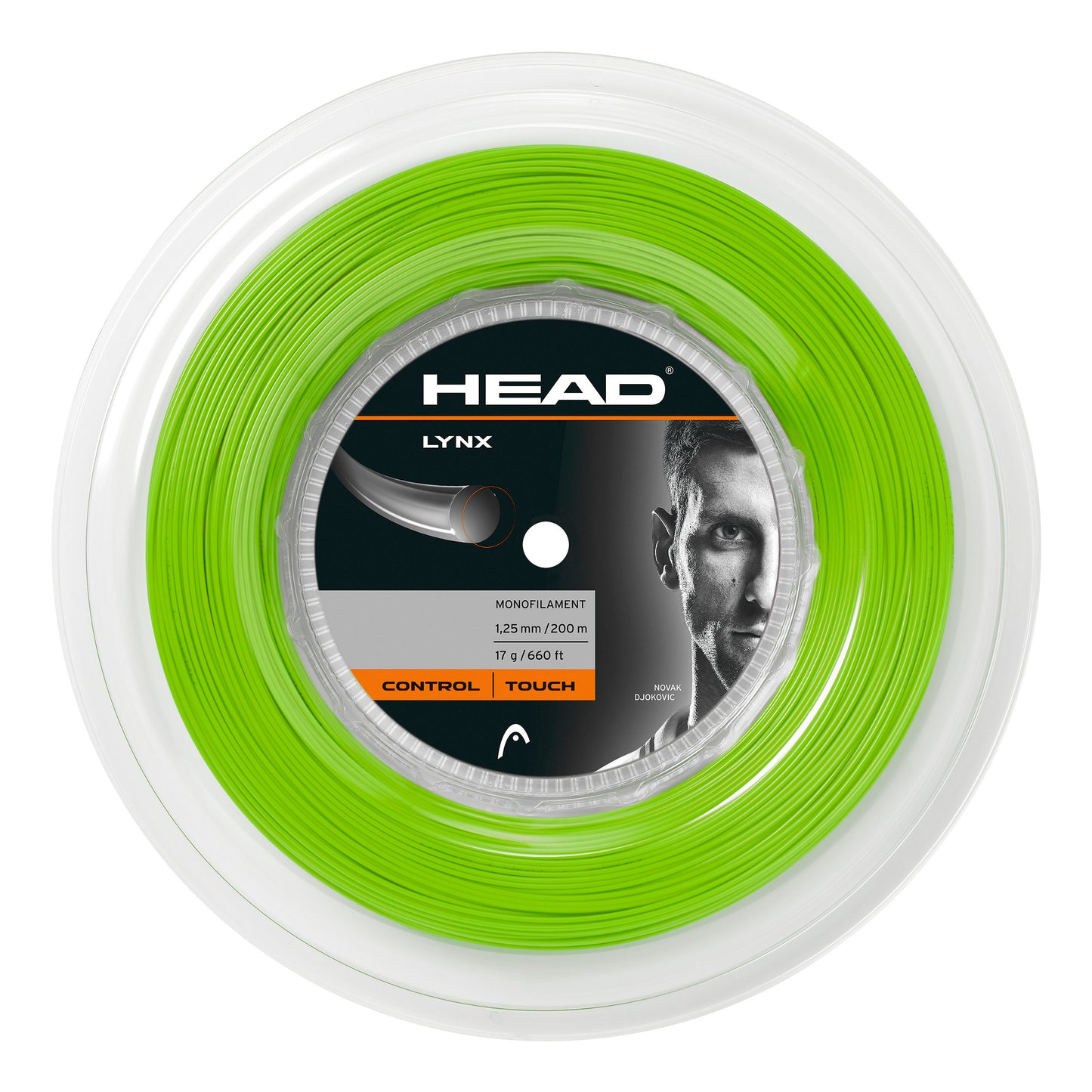 HEAD Lynx Rol Snaren 200m-Groen HEAD Lynx Rol Snaren 200m-Groen