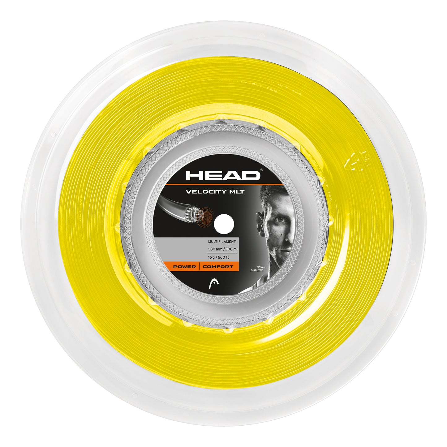 HEAD Velocity MLT Rol Snaren 200m-Geel HEAD Velocity MLT Rol Snaren 200m-Geel