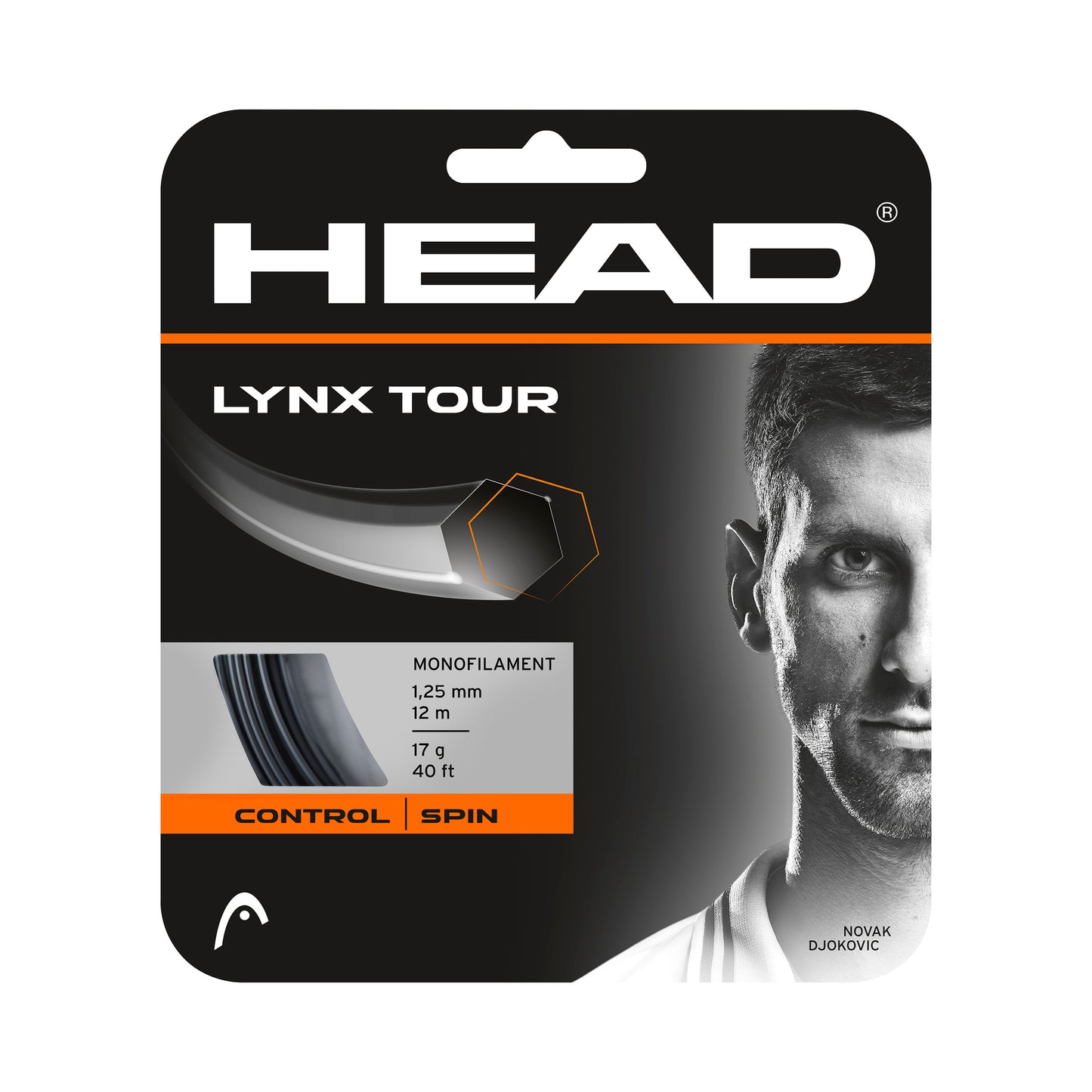 HEAD Lynx Tour Set Snaren 12m-Zwart HEAD Lynx Tour Set Snaren 12m-Zwart