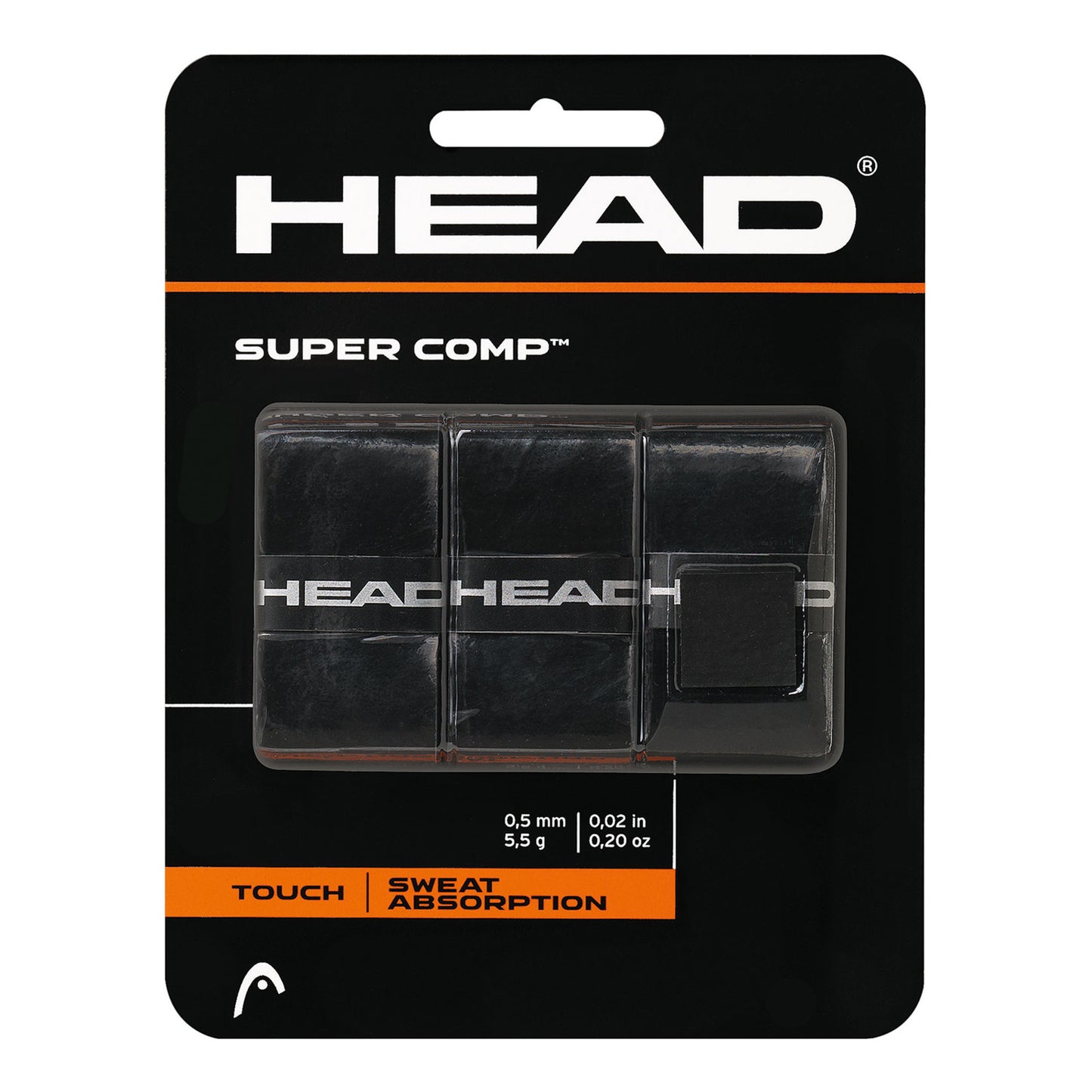 HEAD Super Comp Verpakking 3 Stuks-Zwart HEAD Super Comp Verpakking 3 Stuks-Zwart