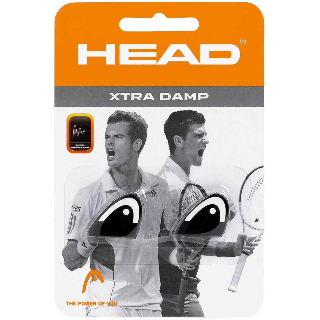 HEAD Xtra Damp Pack Demper Verpakking 2 Stuks-Zwart HEAD Xtra Damp Pack Demper Verpakking 2 Stuks-Zwart