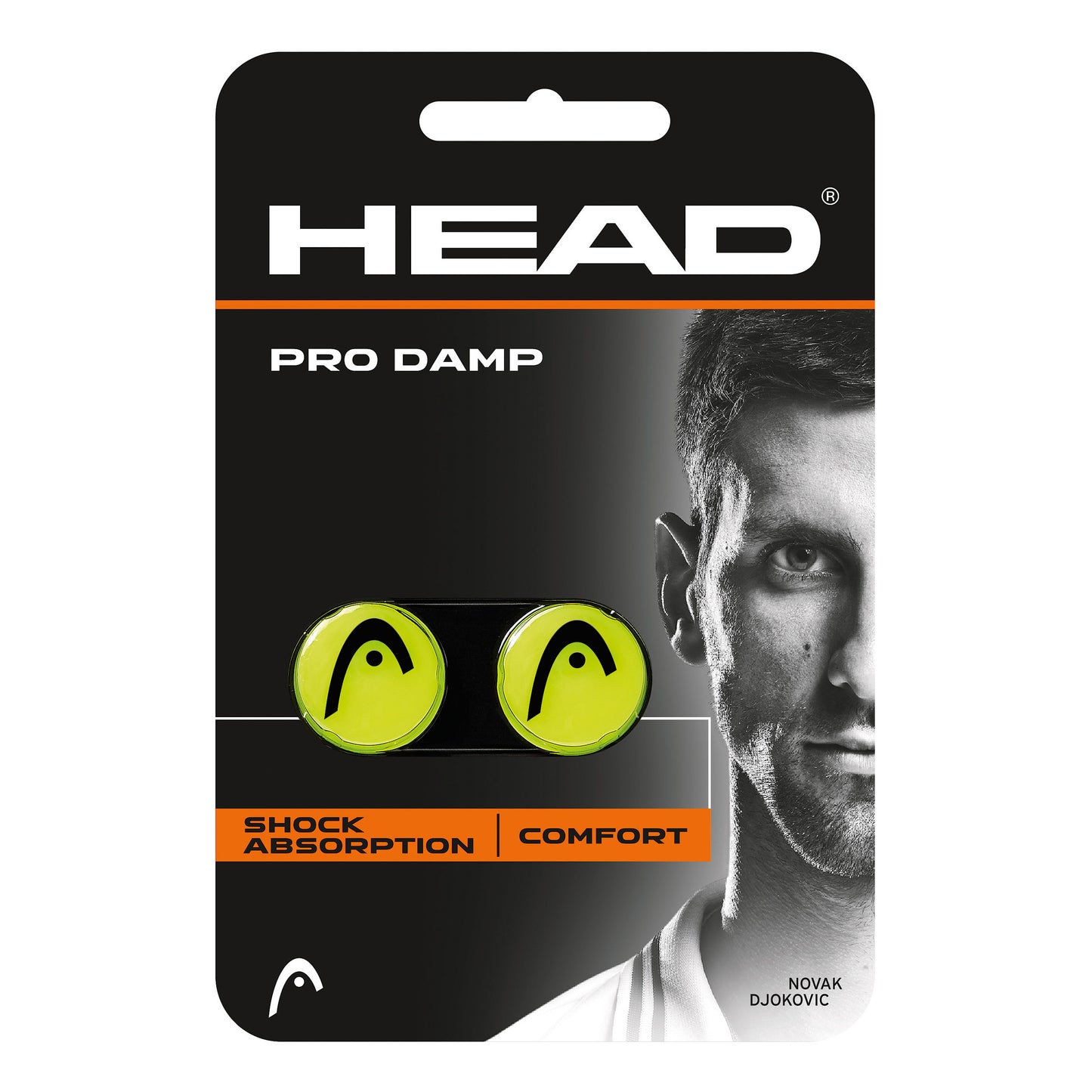 HEAD Pro Damp Demper Verpakking 2 Stuks-Geel HEAD Pro Damp Demper Verpakking 2 Stuks-Geel