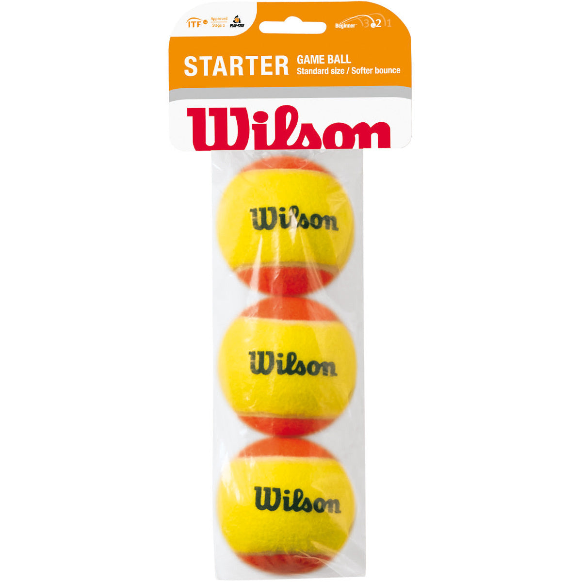 Wilson Starter Balls (Stage 2) Zak Met 3 Stuks Wilson Starter Balls (Stage 2) Zak Met 3 Stuks