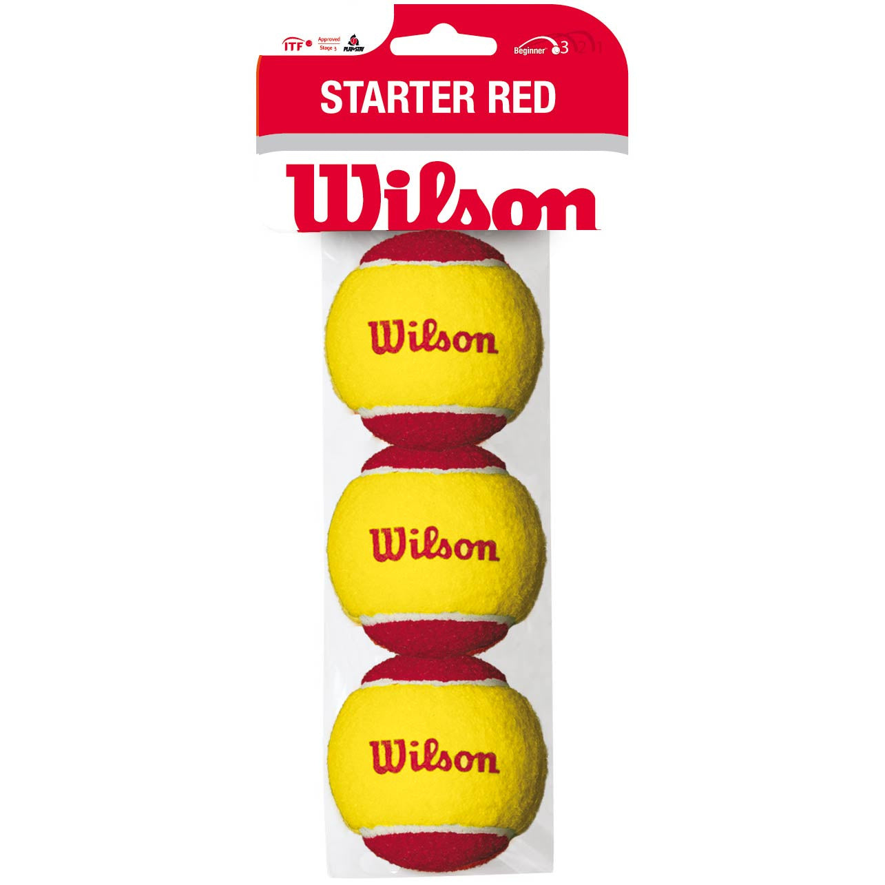 Wilson Starter Balls (Stage 3) Zak Met 3 Stuks Wilson Starter Balls (Stage 3) Zak Met 3 Stuks