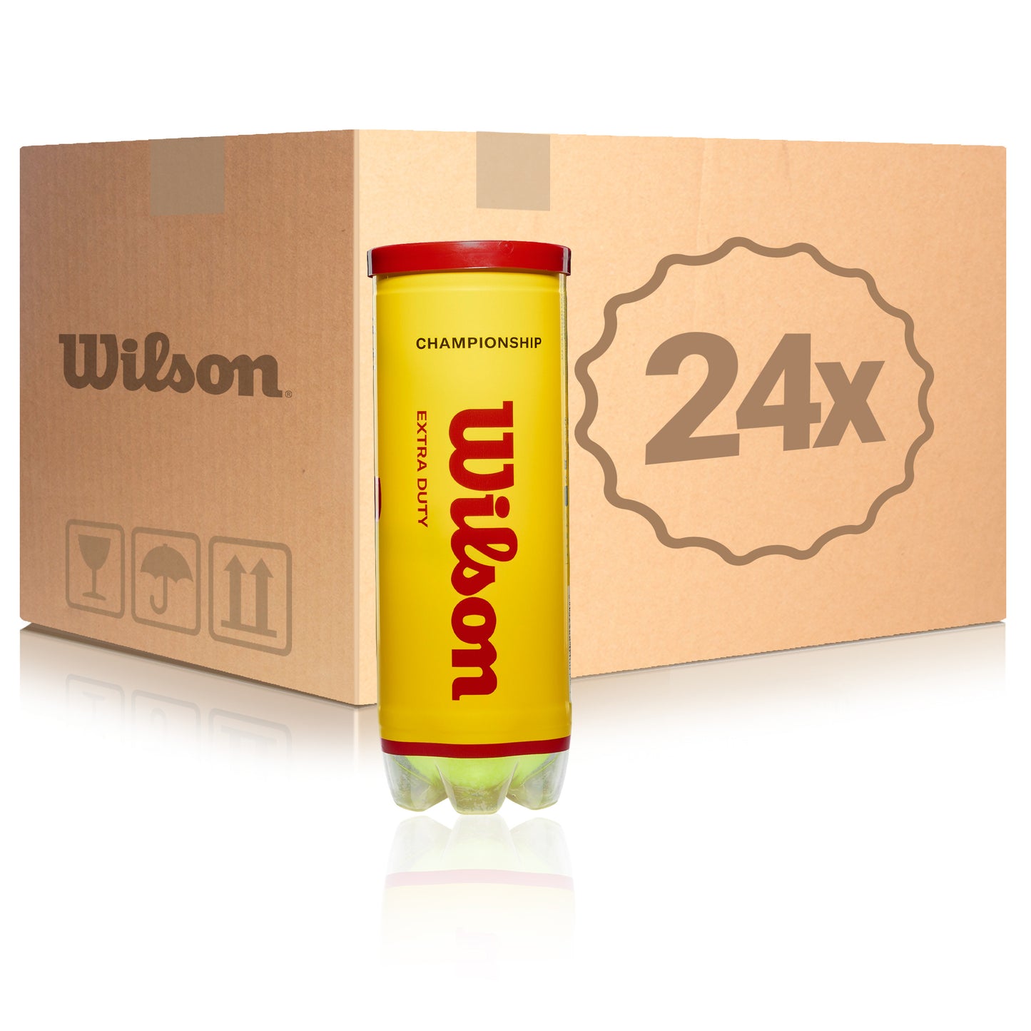 Wilson 24x verpakking 3 stuks championship In een doos Wilson 24x verpakking 3 stuks championship In een doos