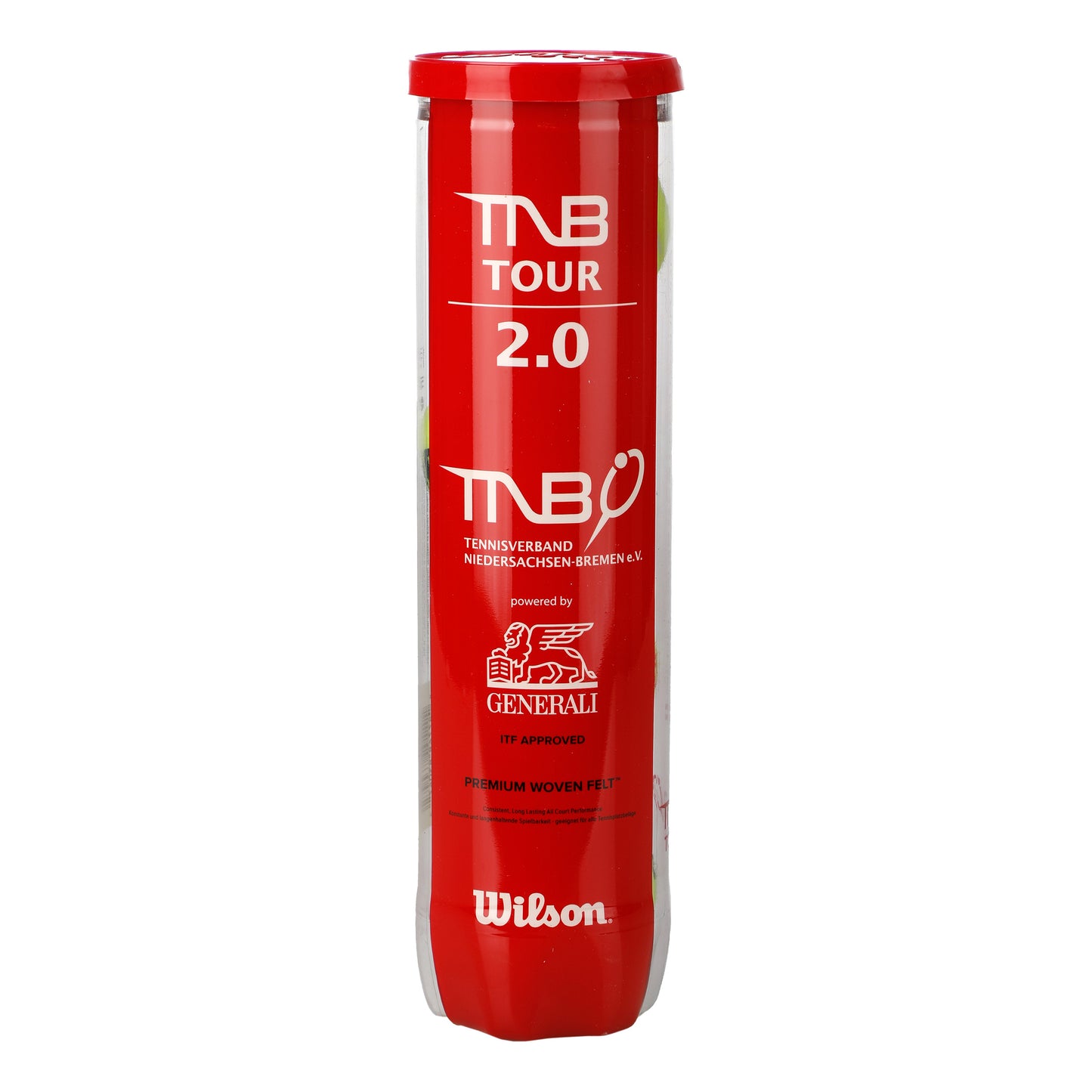 Wilson TNB Tour 2.0 Verpakking 4 stuks Wilson TNB Tour 2.0 Verpakking 4 stuks
