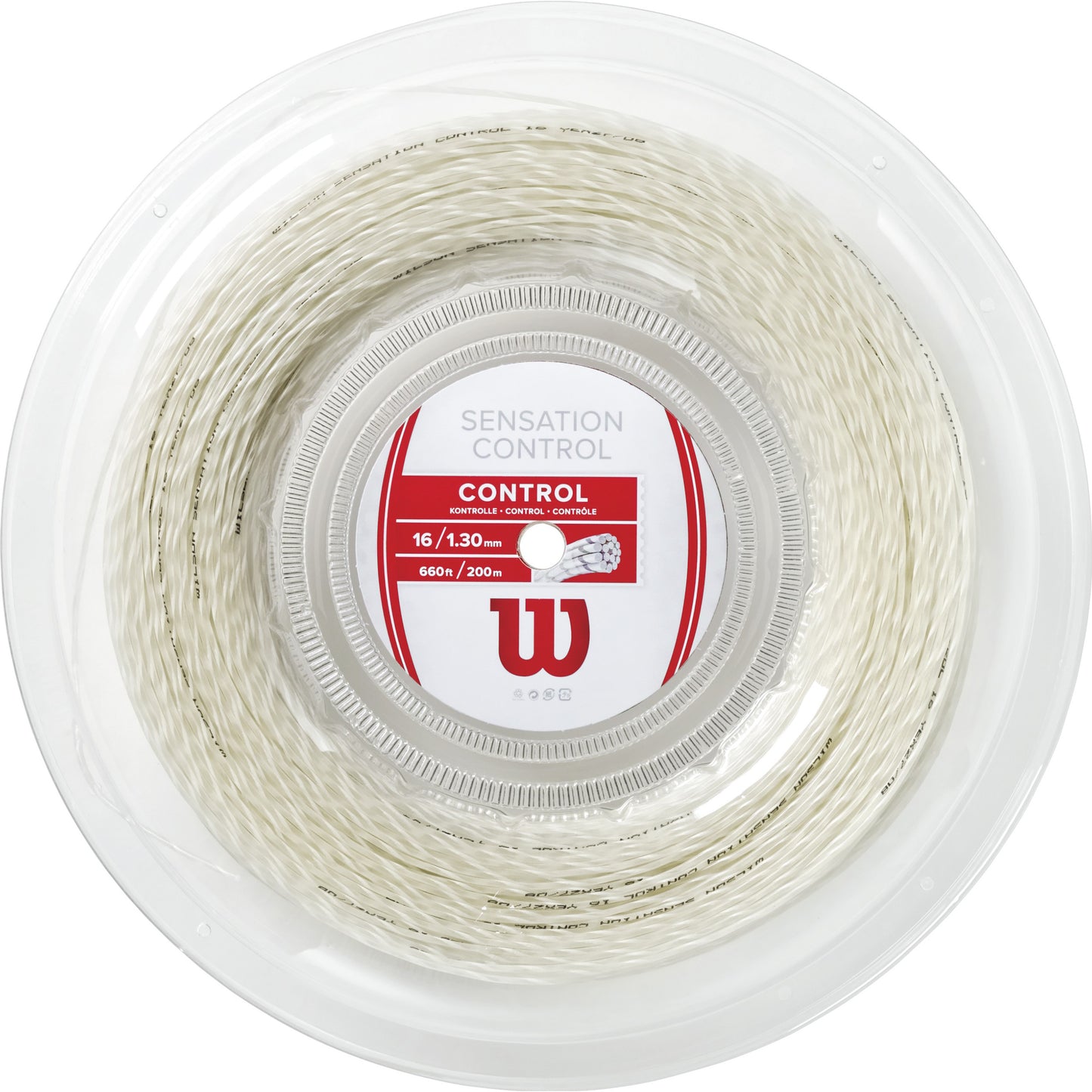 Wilson Sensation Control Rol Snaren 200m-Natuurlijke Kleuren Wilson Sensation Control Rol Snaren 200m-Natuurlijke Kleuren