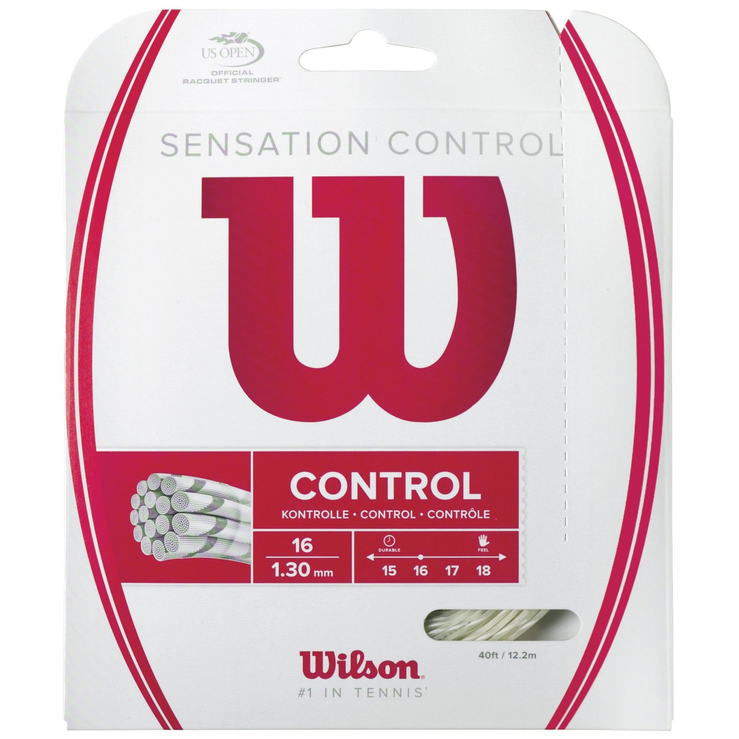 Wilson Sensation Control Set Snaren 12,2m-Natuurlijke Kleuren Wilson Sensation Control Set Snaren 12,2m-Natuurlijke Kleuren