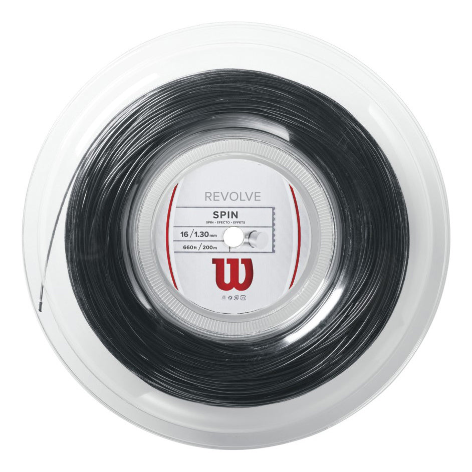 Wilson Revolve Rol Snaren 200m-Grijs Wilson Revolve Rol Snaren 200m-Grijs
