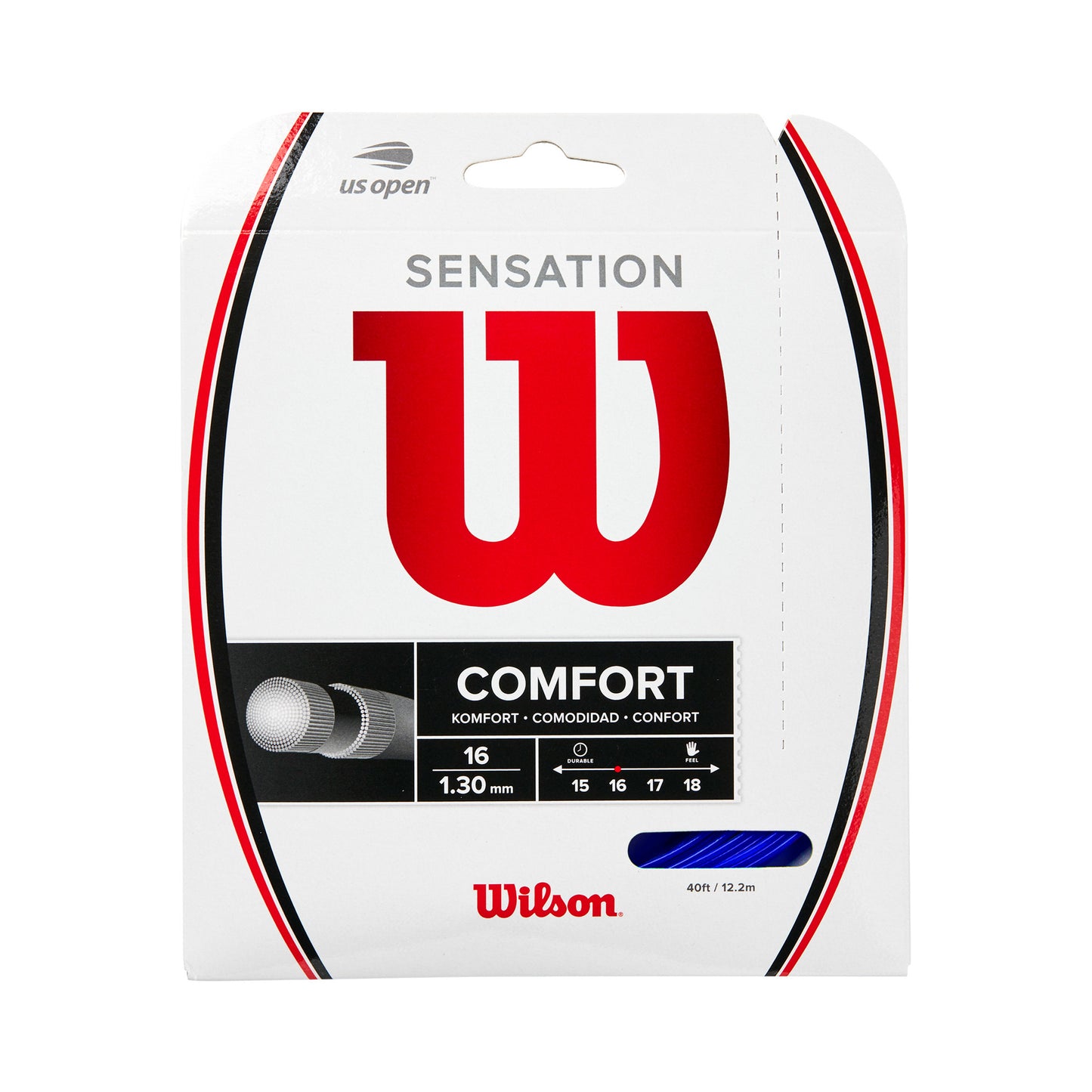 Wilson Sensation 16 12m Set Snaren-Blauw Wilson Sensation 16 12m Set Snaren-Blauw
