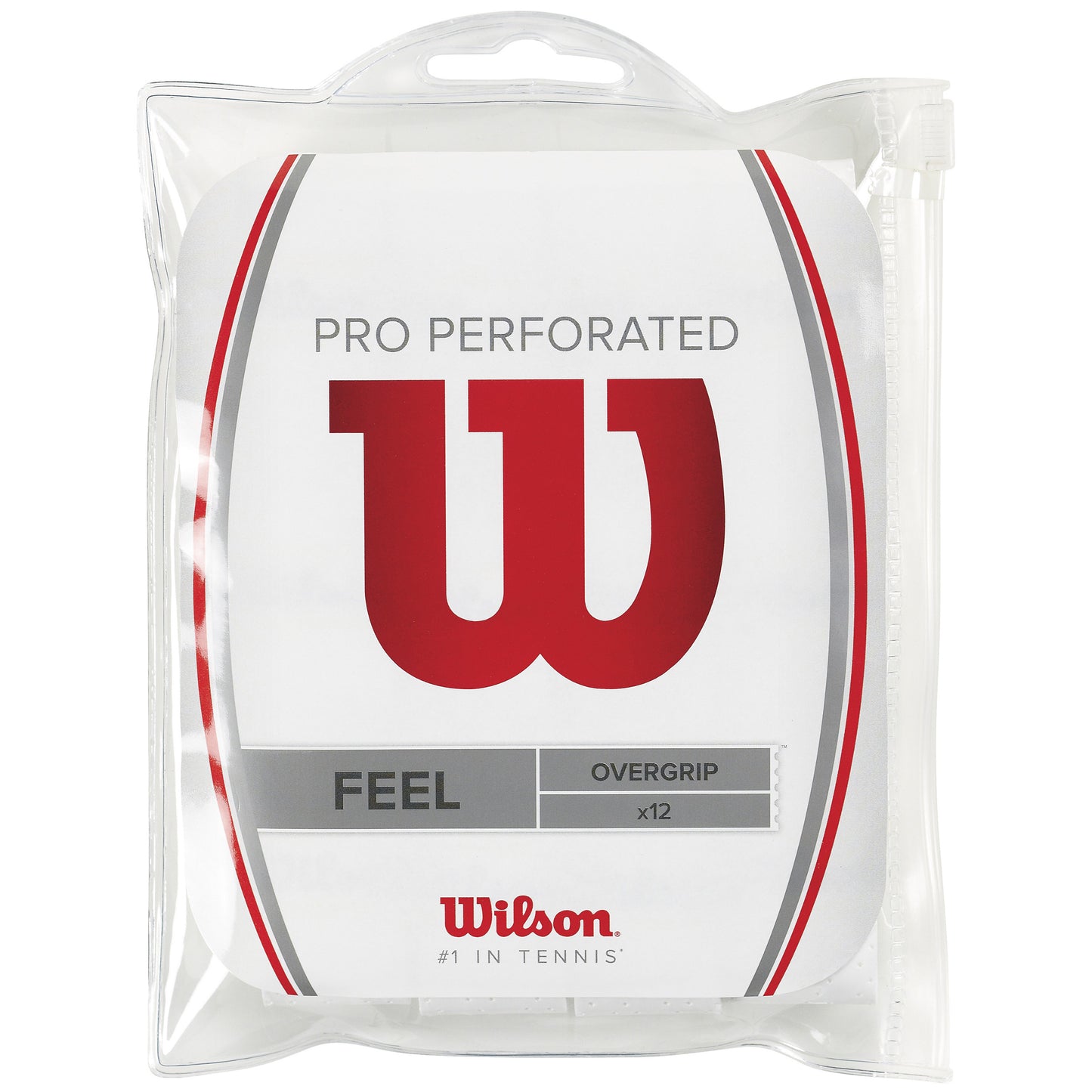 Wilson Pro Overgrip Perforated Verpakking 12 Stuks-Wit Wilson Pro Overgrip Perforated Verpakking 12 Stuks-Wit