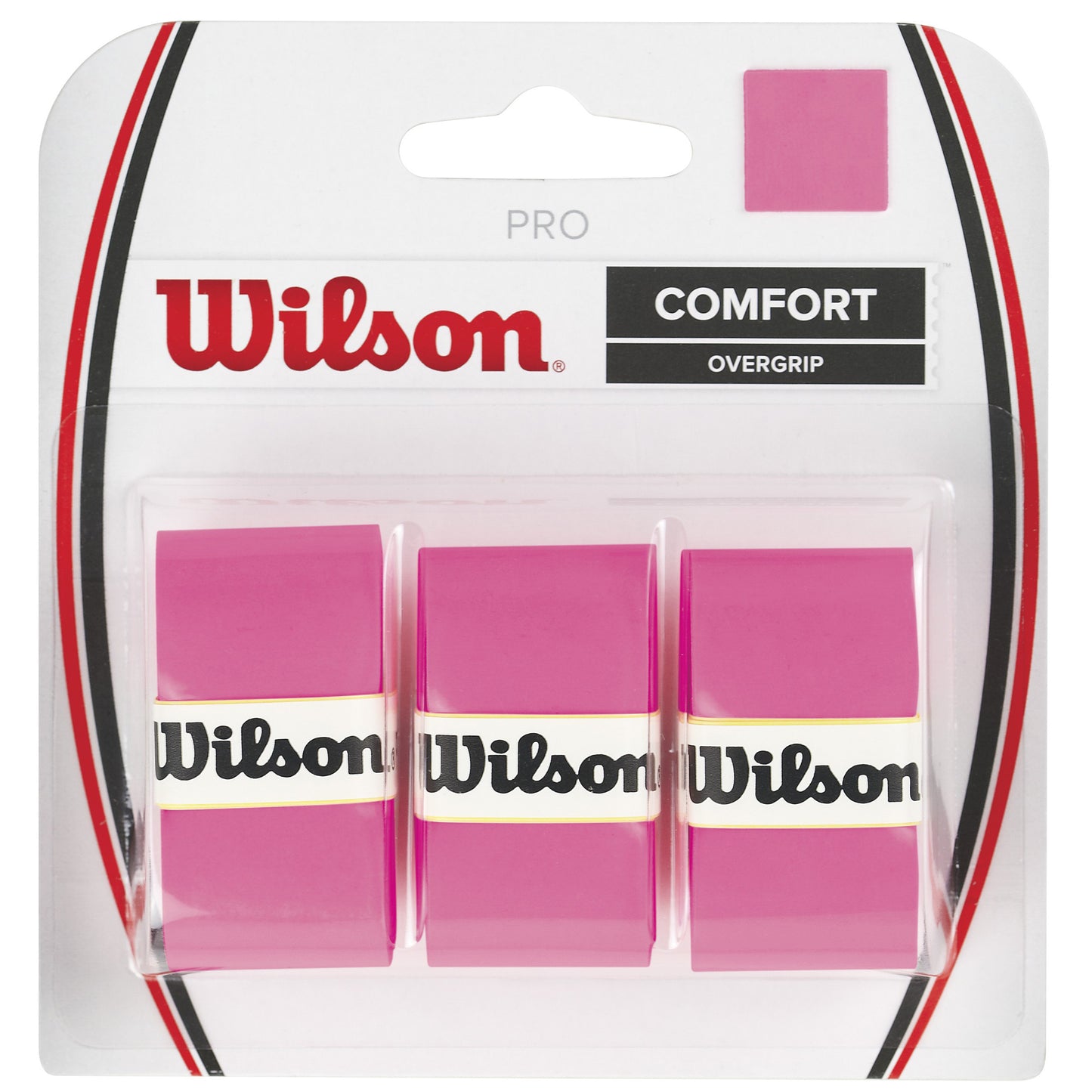 Wilson Pro Overgrip Verpakking 3 Stuks-Pink Wilson Pro Overgrip Verpakking 3 Stuks-Pink