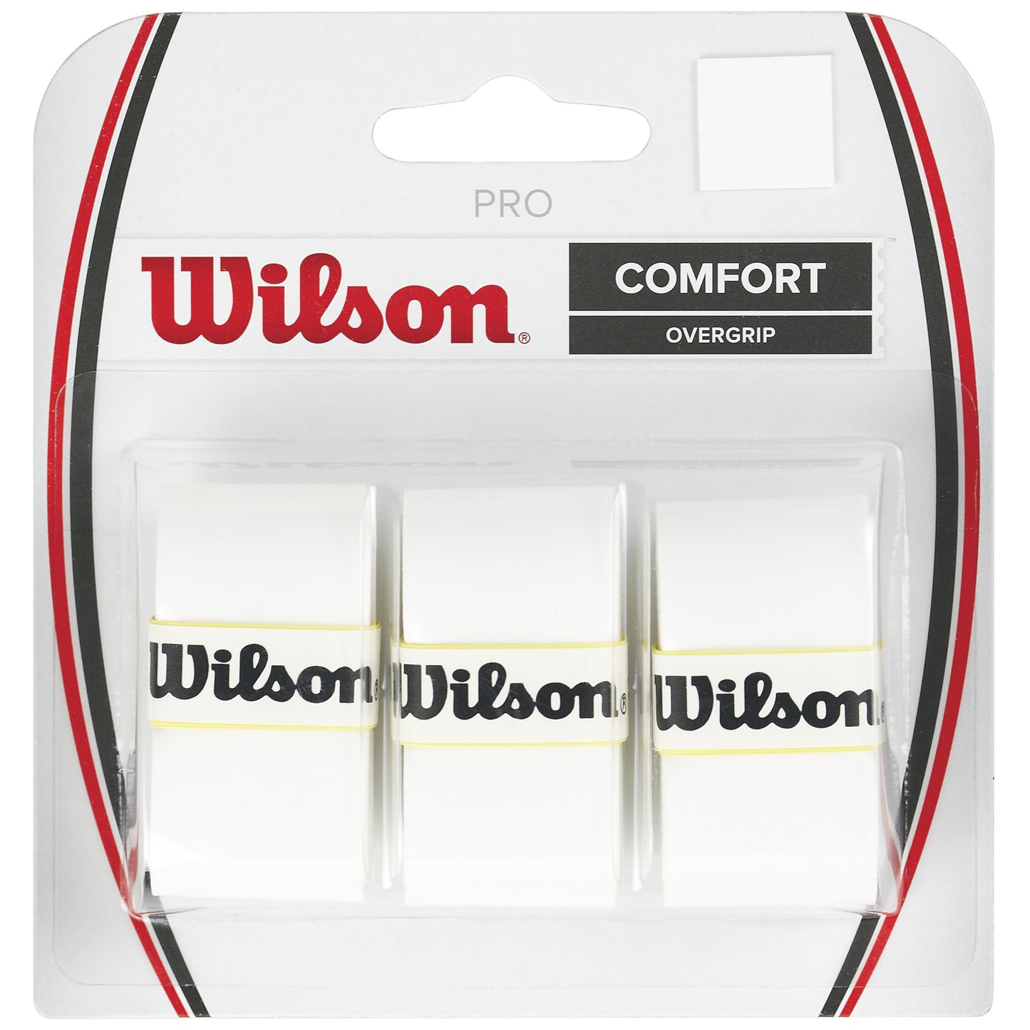 Wilson Pro Overgrip Verpakking 3 Stuks-Wit Wilson Pro Overgrip Verpakking 3 Stuks-Wit