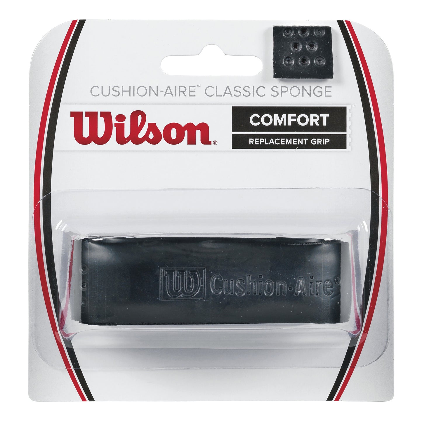 Wilson Cushion-Aire Classic Sponge Verpakking 1 Stuk-Zwart Wilson Cushion-Aire Classic Sponge Verpakking 1 Stuk-Zwart