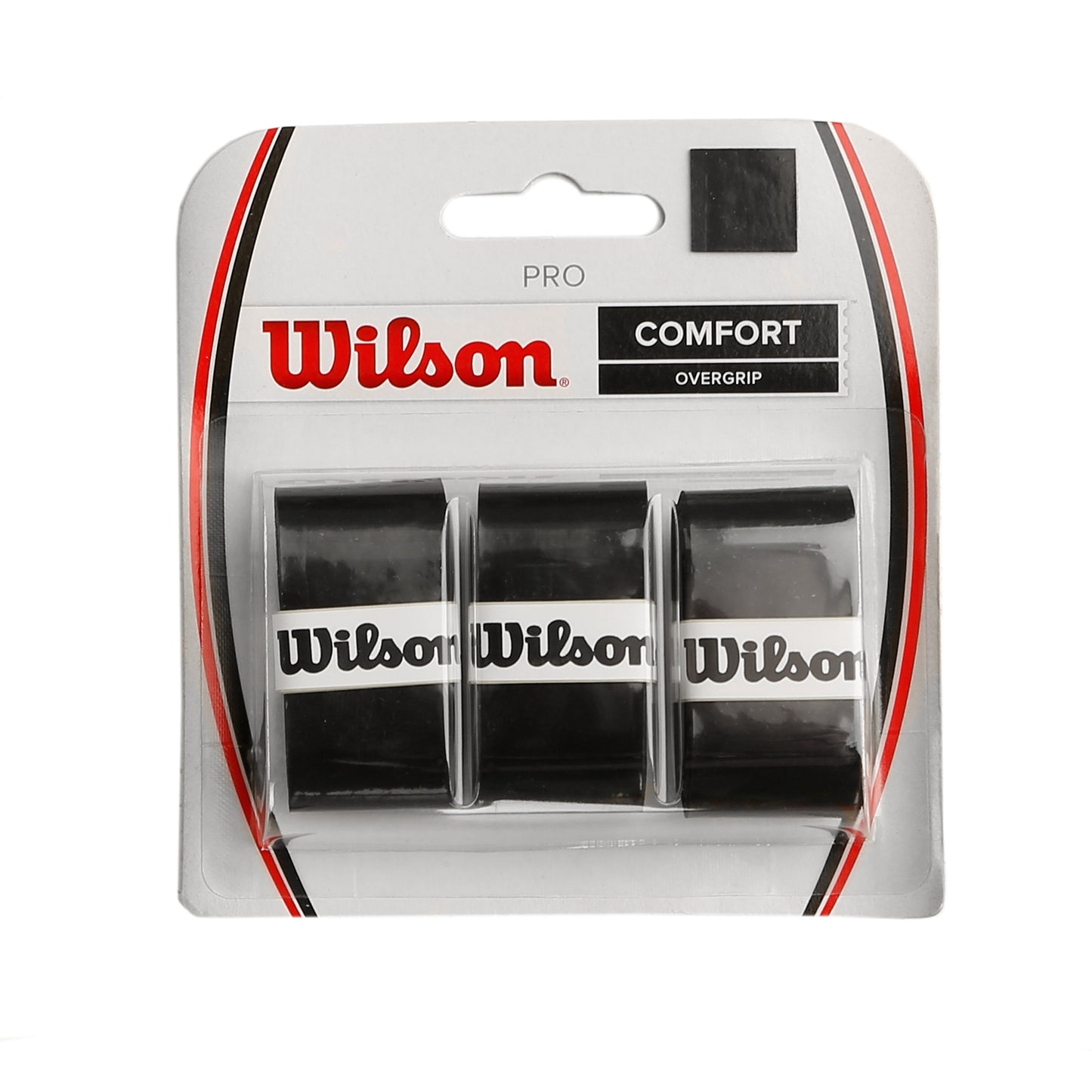 Wilson Pro Overgrip Verpakking 3 Stuks-Zwart Wilson Pro Overgrip Verpakking 3 Stuks-Zwart