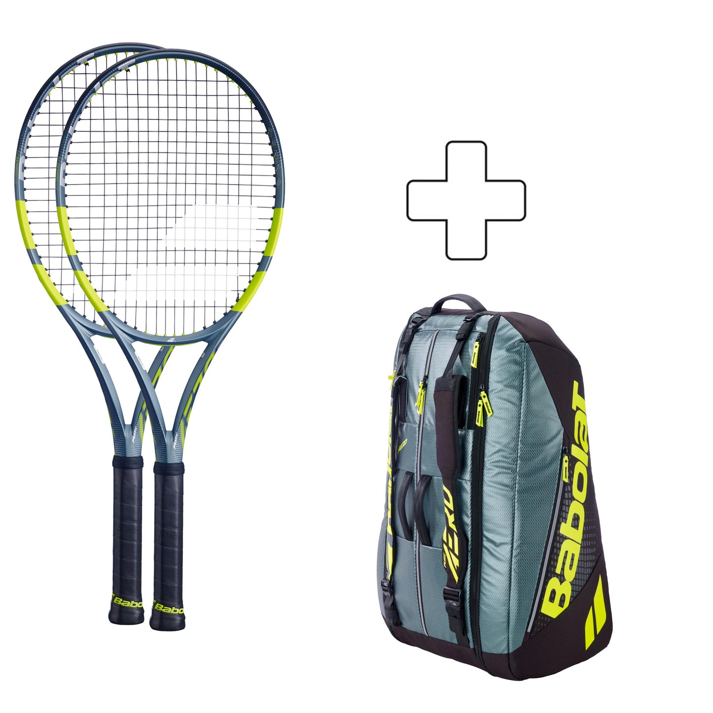 Babolat 2x Pure Aero 98 Plus rackettas Babolat 2x Pure Aero 98 Plus rackettas
