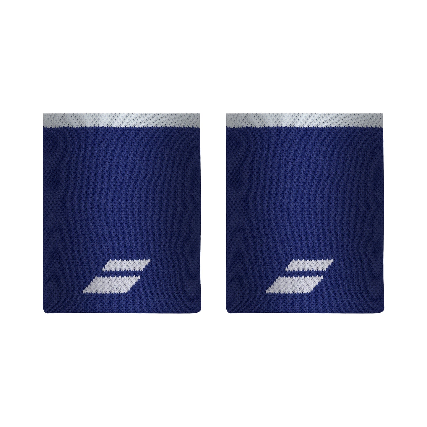 Babolat Logo Zweetband lang - blauw, wit Babolat Logo Zweetband lang - blauw, wit