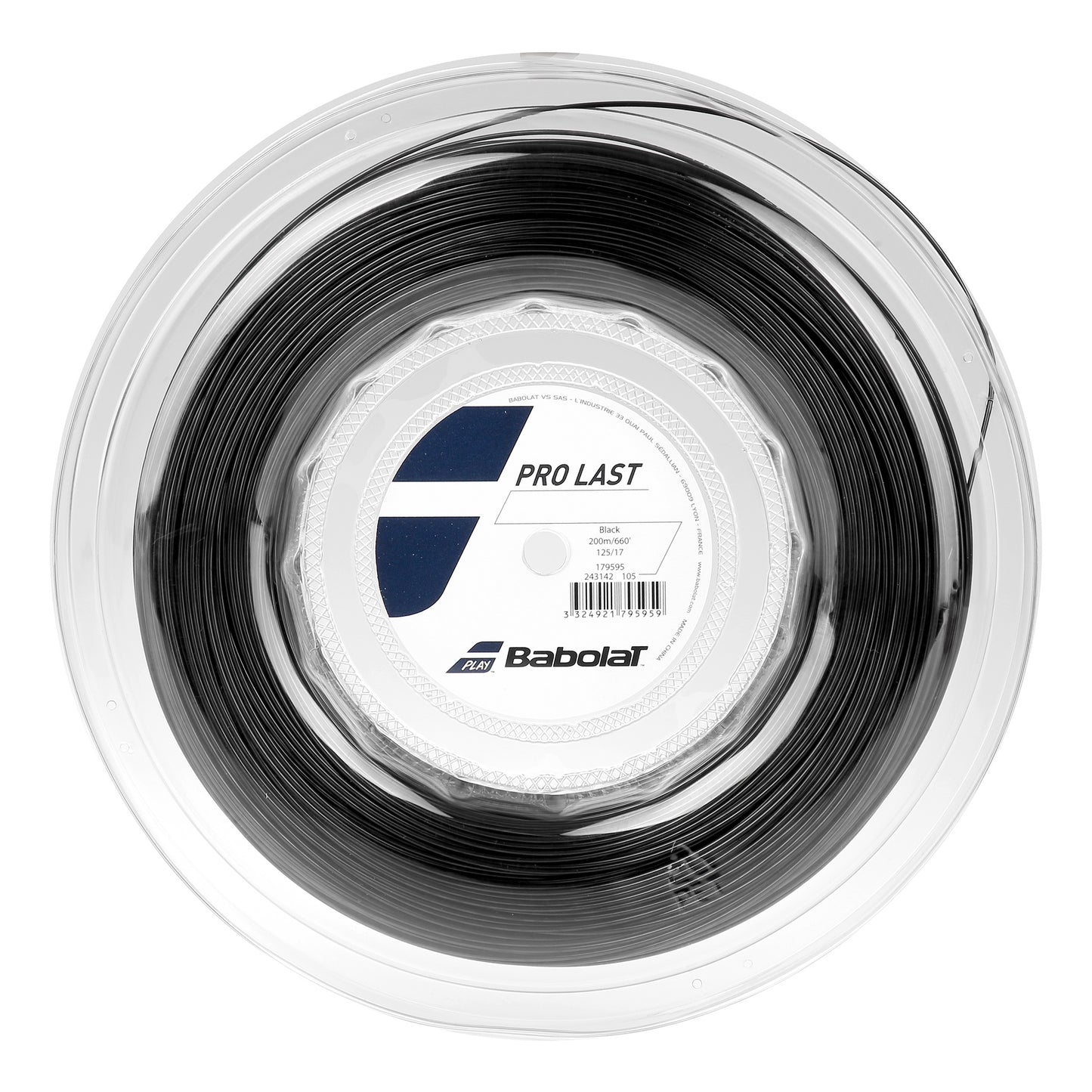 Babolat Pro Last Rol Snaren 200m-Zwart Babolat Pro Last Rol Snaren 200m-Zwart