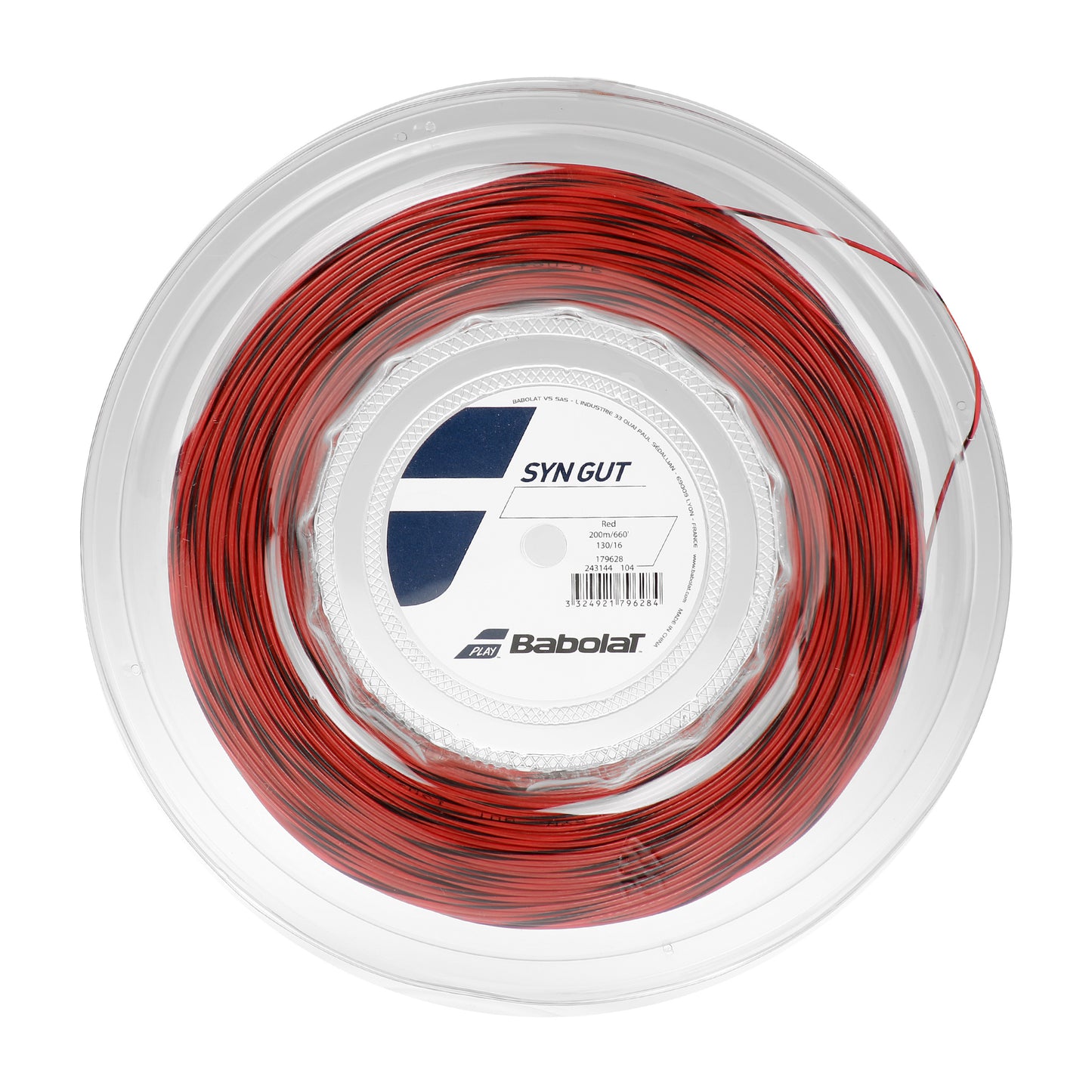 Babolat Syn Gut Rol snaren 200m - donkerrood Babolat Syn Gut Rol snaren 200m - donkerrood