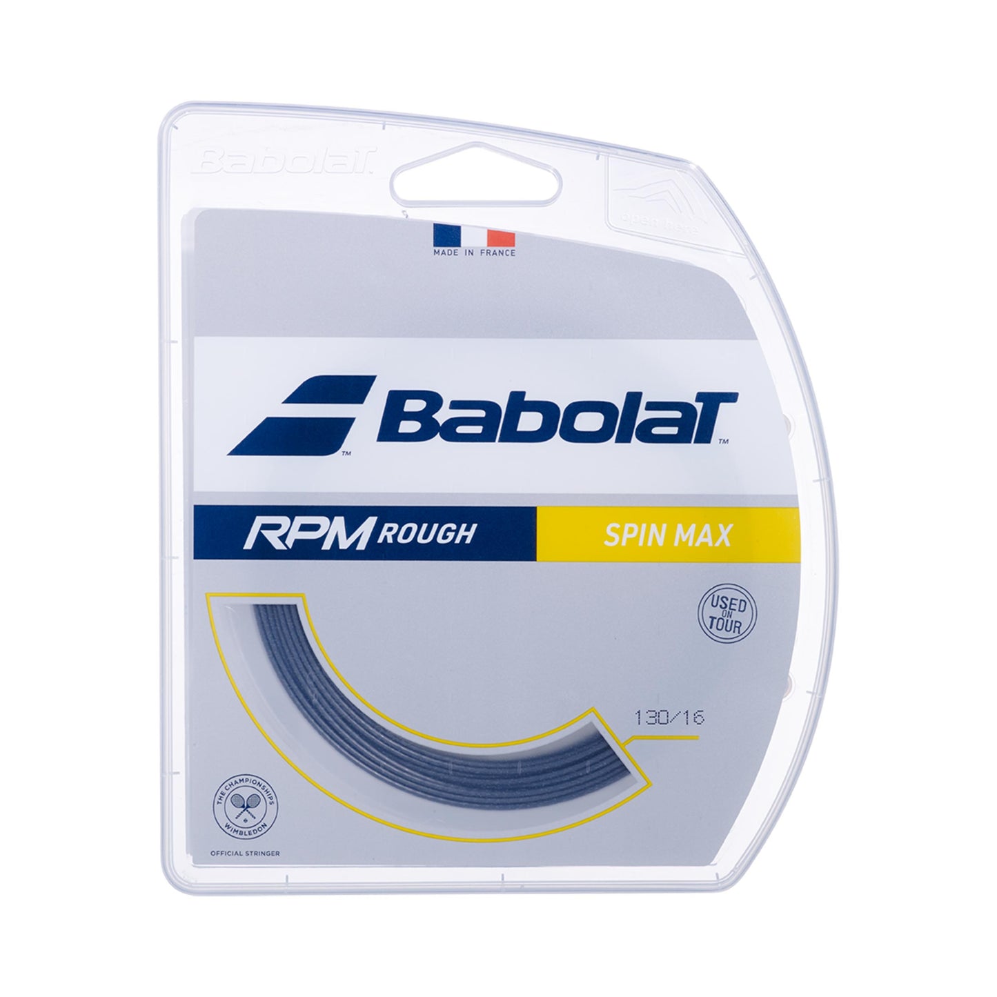 Babolat RPM Rough Set Snaren 12m-Grijs Babolat RPM Rough Set Snaren 12m-Grijs
