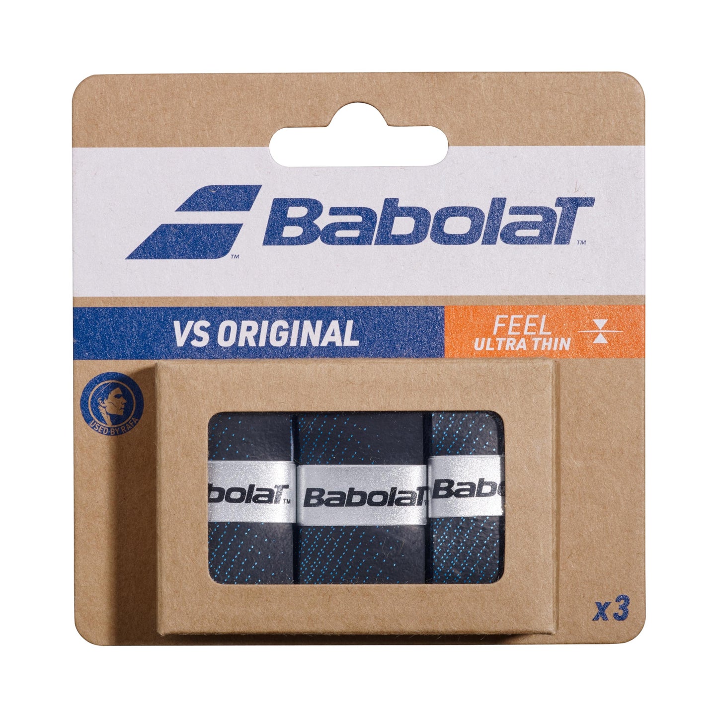 Babolat VS Grip Original Verpakking 3 Stuks-Blauw Babolat VS Grip Original Verpakking 3 Stuks-Blauw