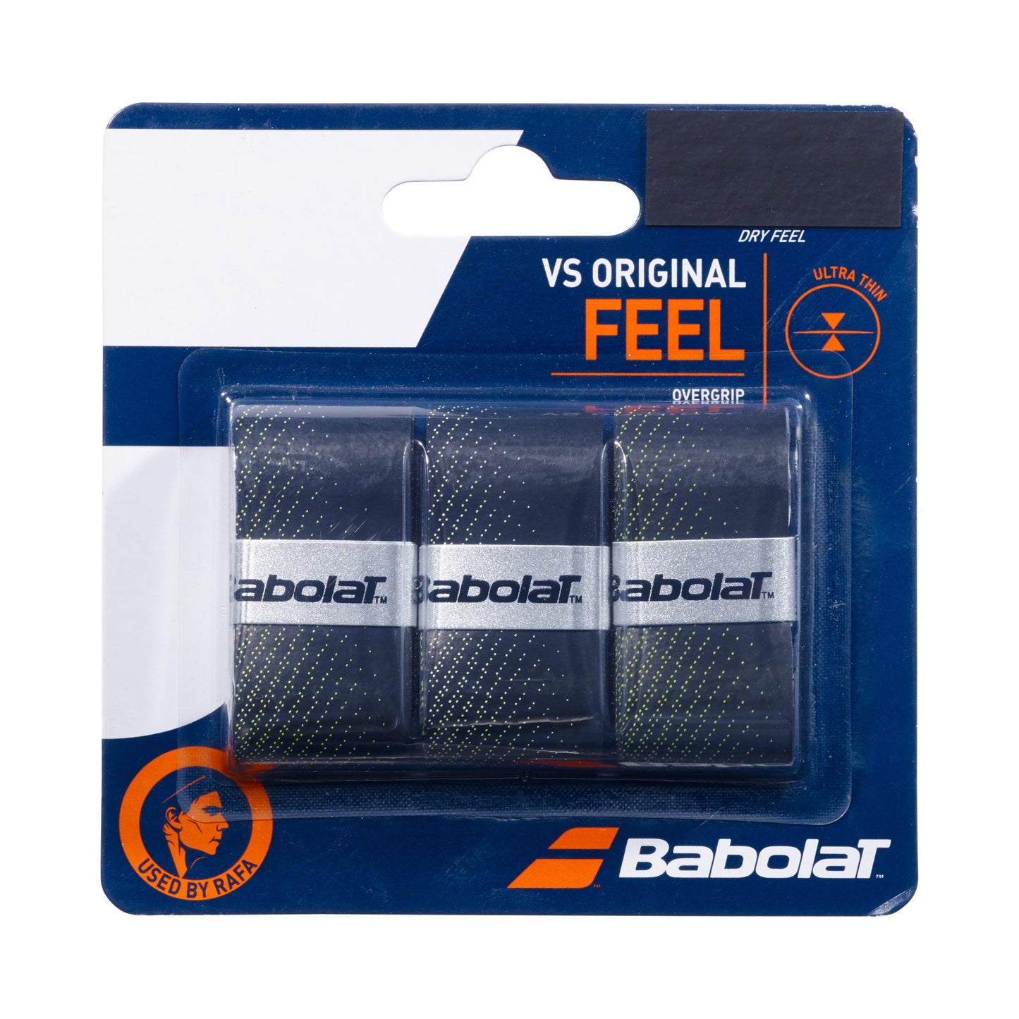 Babolat VS Grip Original Verpakking 3 Stuks-Zwart,Geel Babolat VS Grip Original Verpakking 3 Stuks-Zwart,Geel