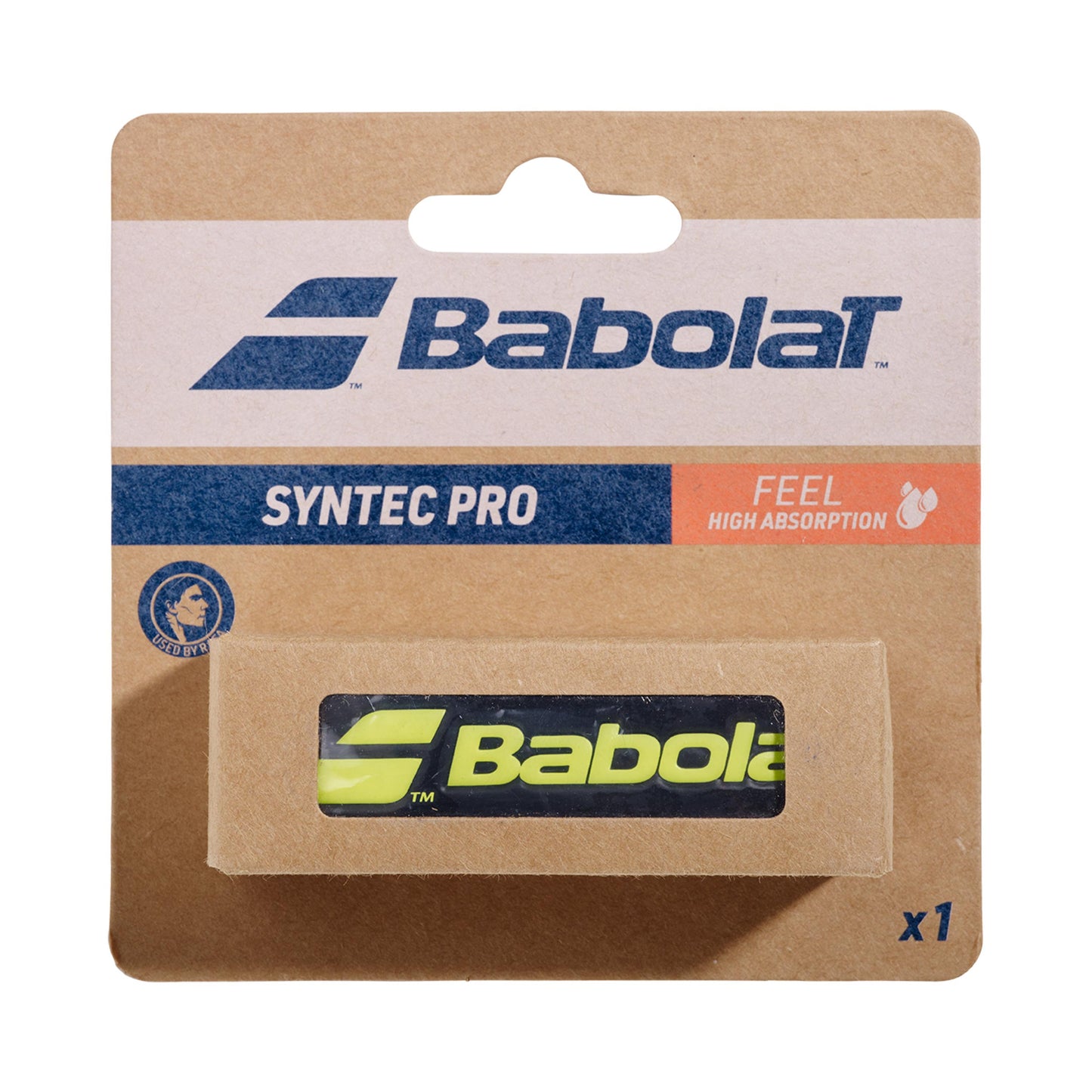 Babolat Syntec Pro Grip Verpakking 1 Stuk-Zwart,Geel Babolat Syntec Pro Grip Verpakking 1 Stuk-Zwart,Geel