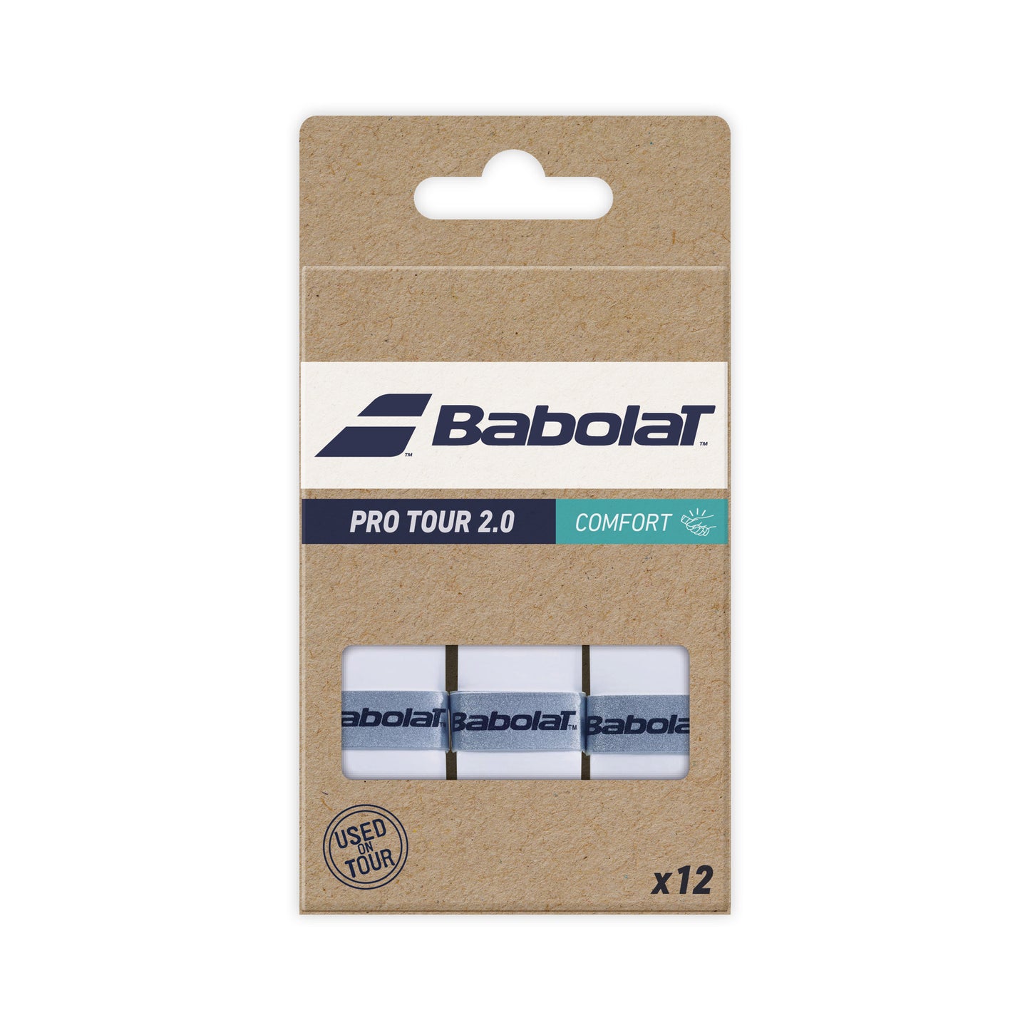 Babolat Pro Tour 2.0 Verpakking 12 Stuks-Wit Babolat Pro Tour 2.0 Verpakking 12 Stuks-Wit