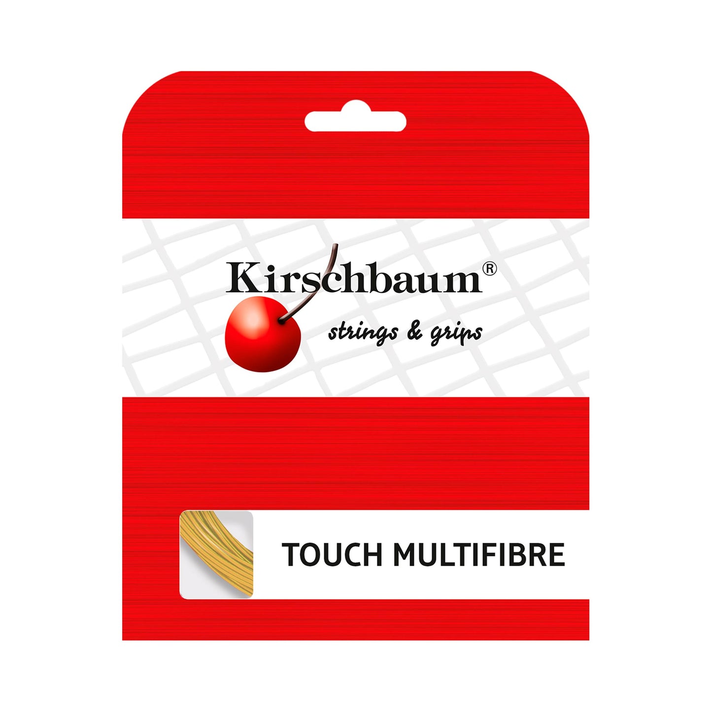 Kirschbaum Touch Multifibre Set Snaren 12m-Geel Kirschbaum Touch Multifibre Set Snaren 12m-Geel