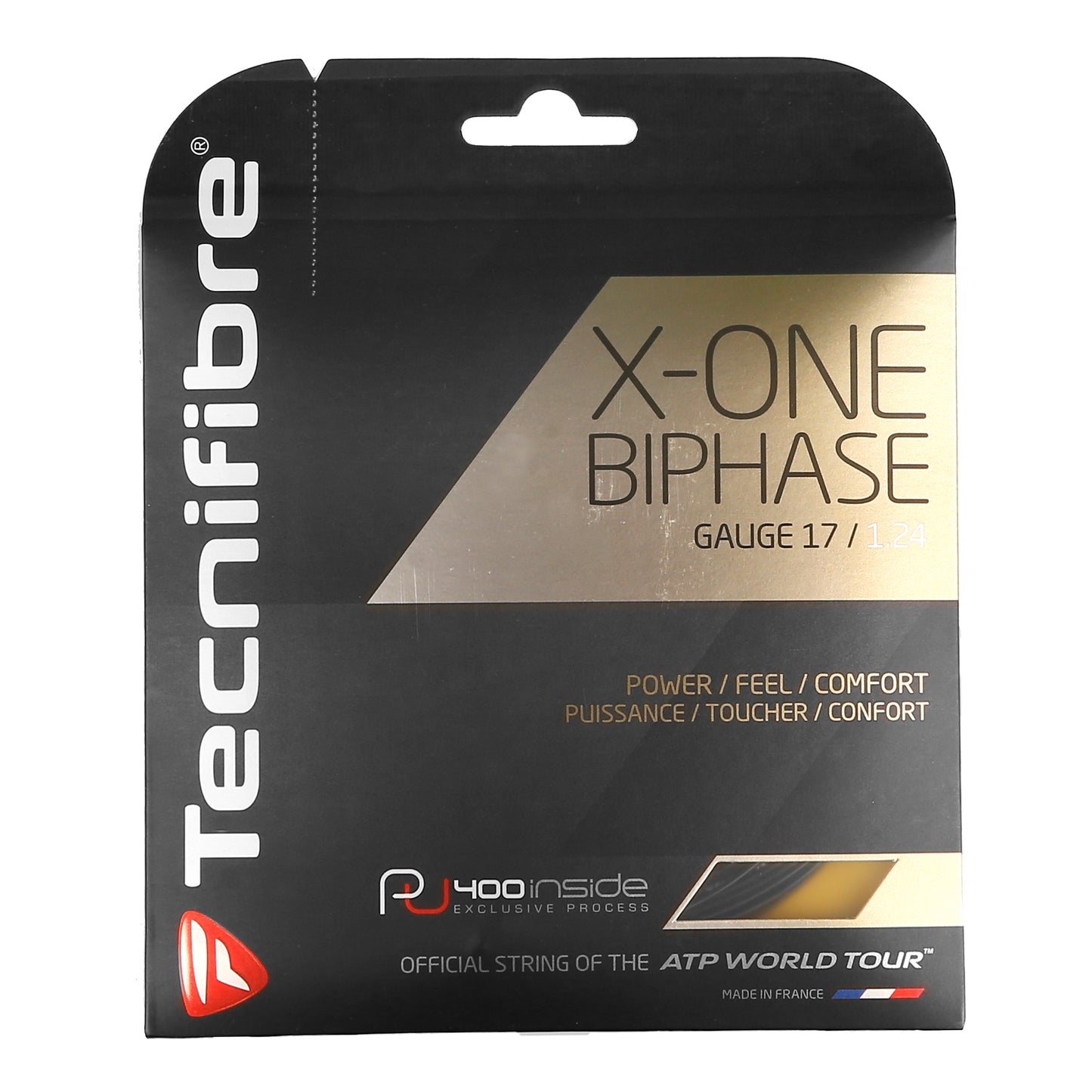 Tecnifibre X-One Biphase Set Snaren 12,2m-Zwart Tecnifibre X-One Biphase Set Snaren 12,2m-Zwart